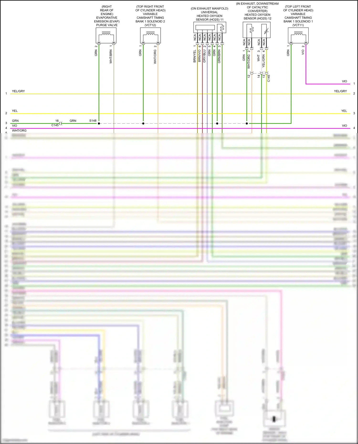 Wiring diagram vio for Ford Edge II (2015-2018) (73 of 89)