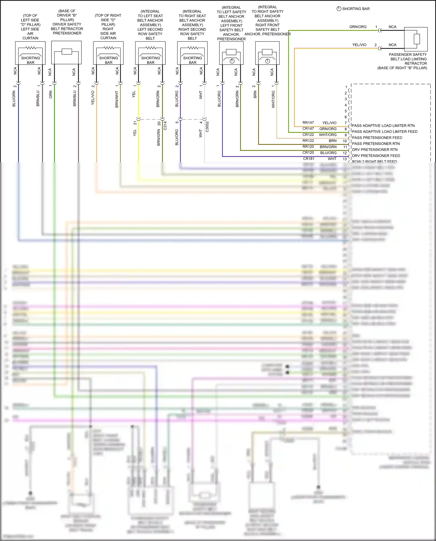 Wiring diagram vio/grn for Ford Edge II (2015-2018) (20 of 75)