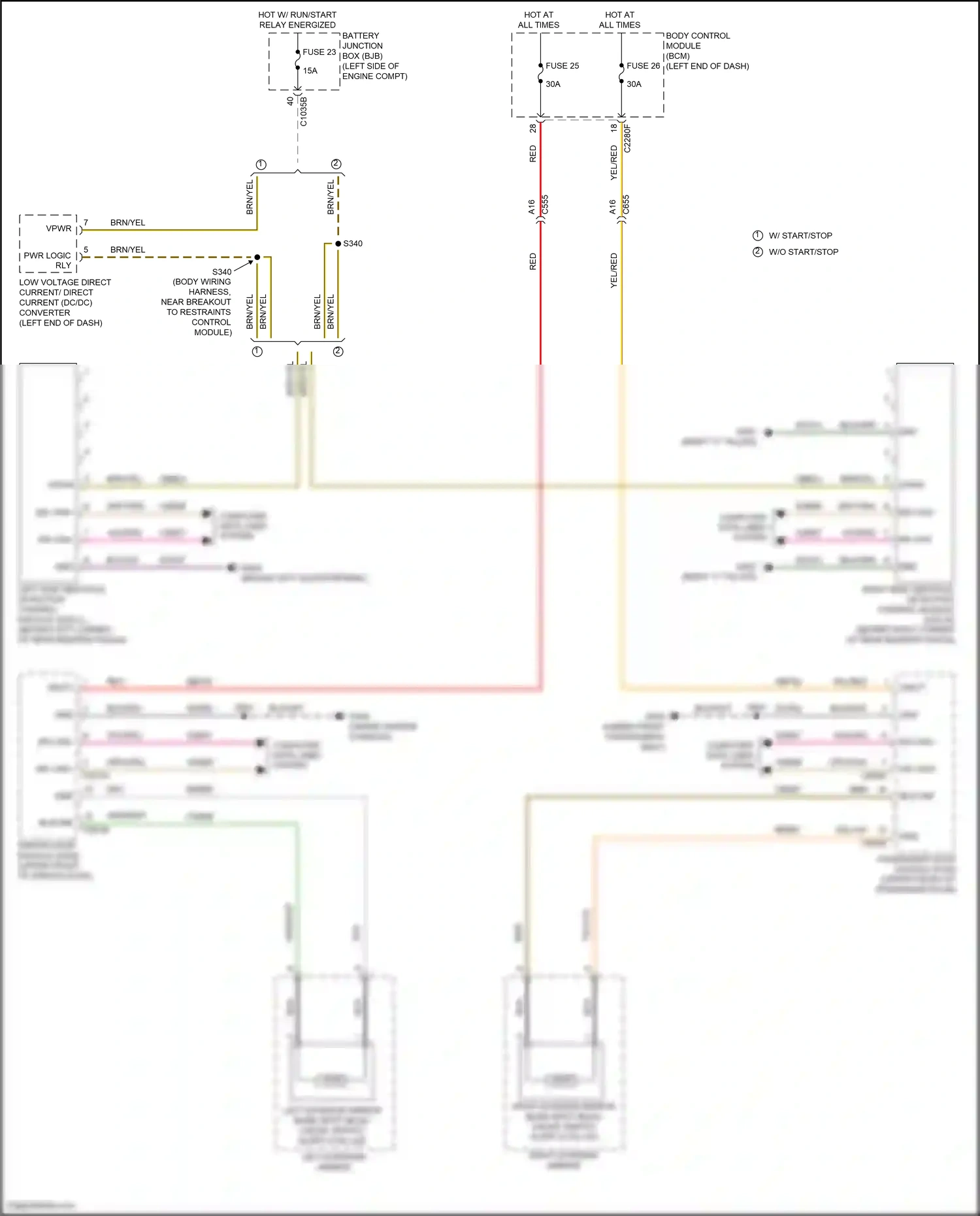 Wiring diagram vio/org for Ford Edge II (2015-2018) (31 of 82)