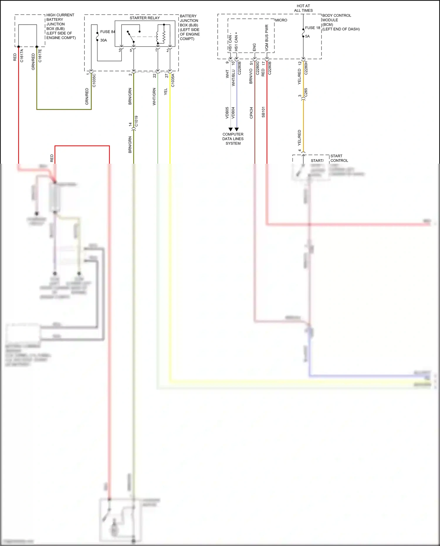 Wiring diagram wht/blu for Ford Edge II (2015-2018) (40 of 60)