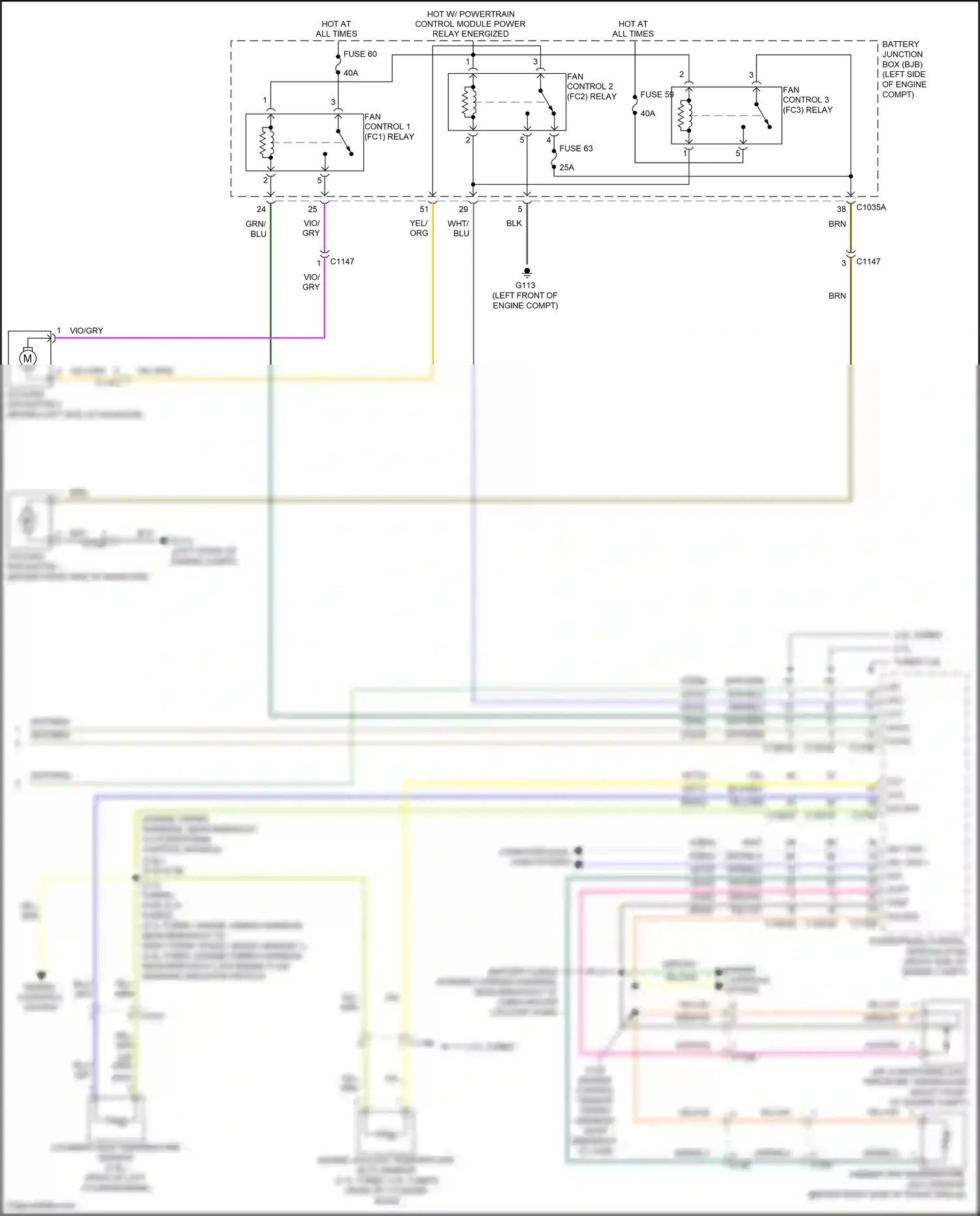 Wiring diagram wht/brn for Ford Edge II (2015-2018) (11 of 59)
