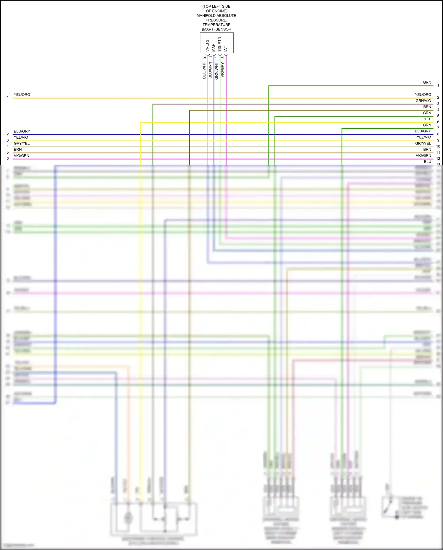 Wiring diagram yel/org for Ford Edge II (2015-2018) (64 of 65)