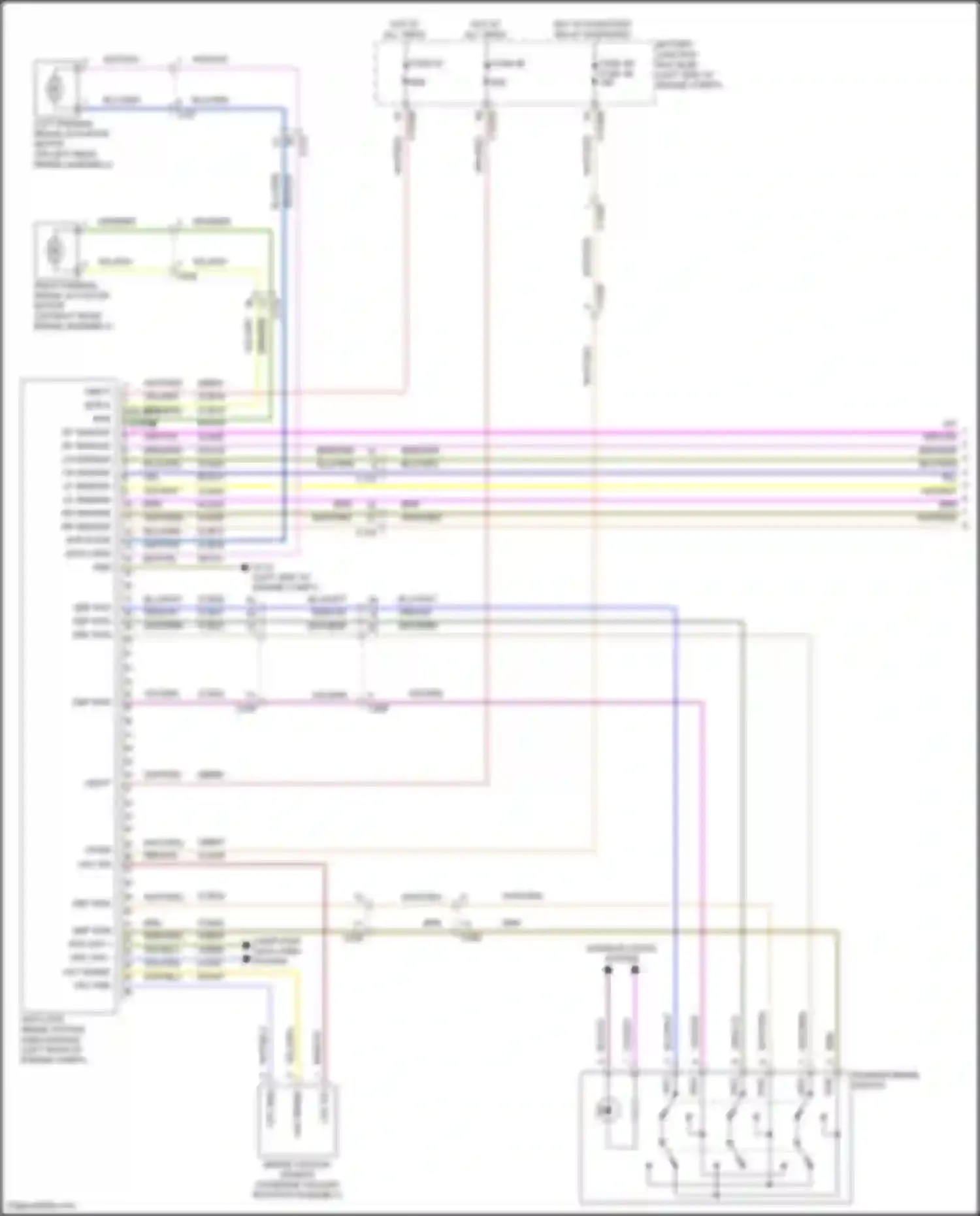 Edge Ford III (2023-2024): Anti-lock brakes circuit (1 of 2)