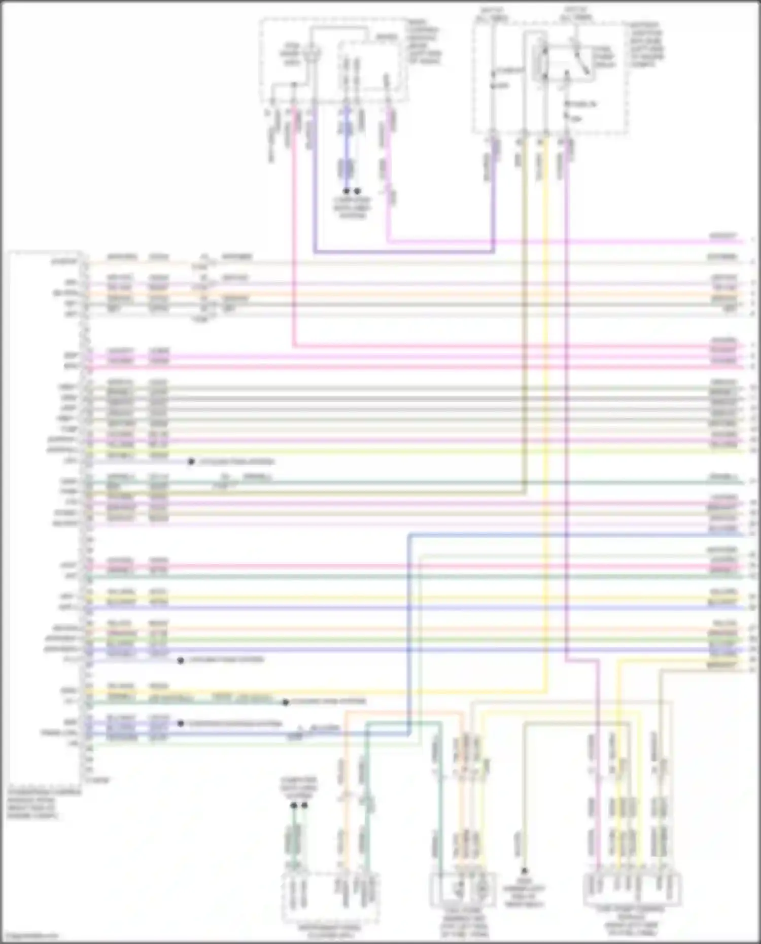 Edge Ford III (2023-2024): Wiring diagram engine performance 2.0l turbo (1 of 9)