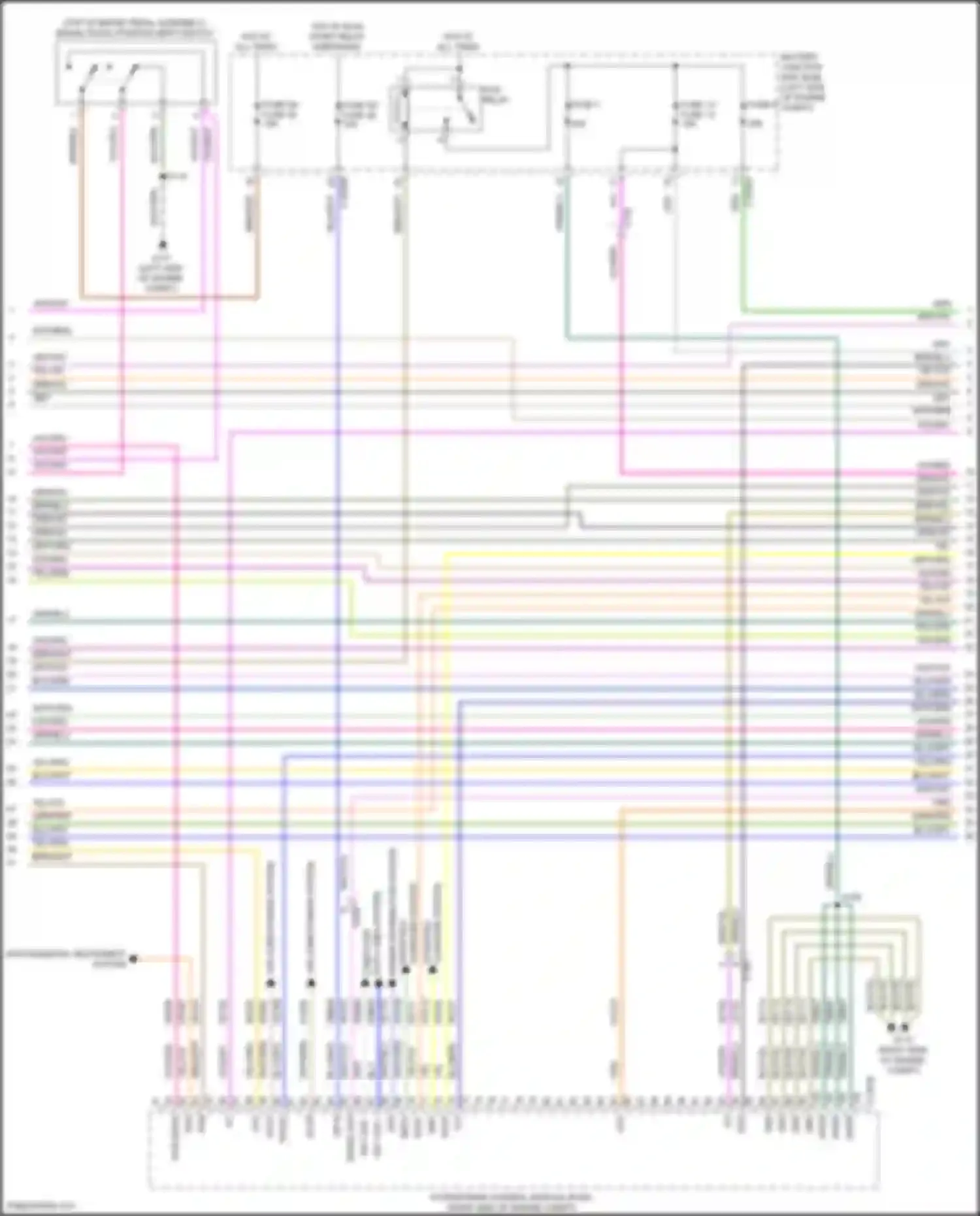 Edge Ford III (2023-2024): Wiring diagram engine performance 2.0l turbo (2 of 9)