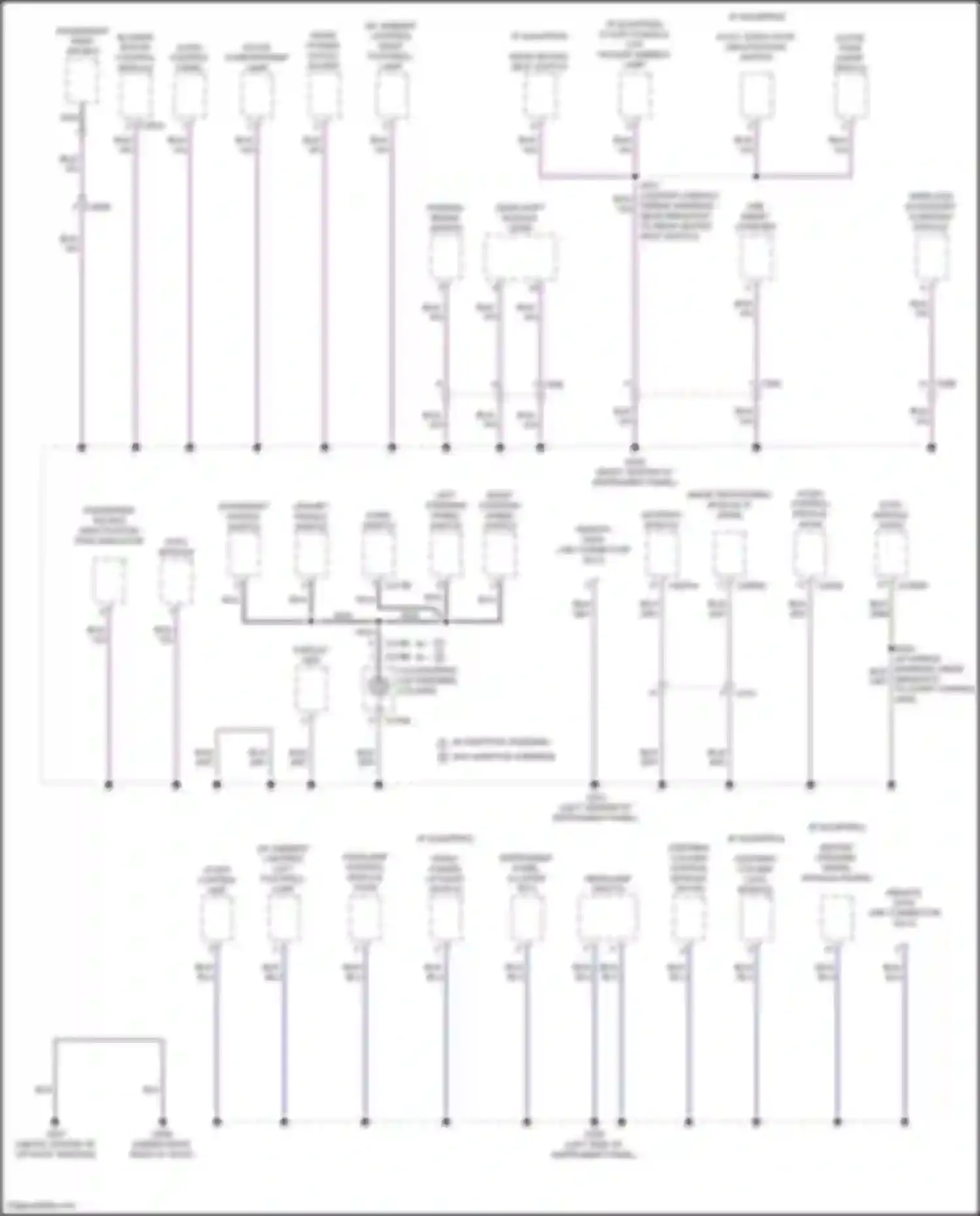 Edge Ford III (2023-2024): Ground distribution circuit (2 of 5)
