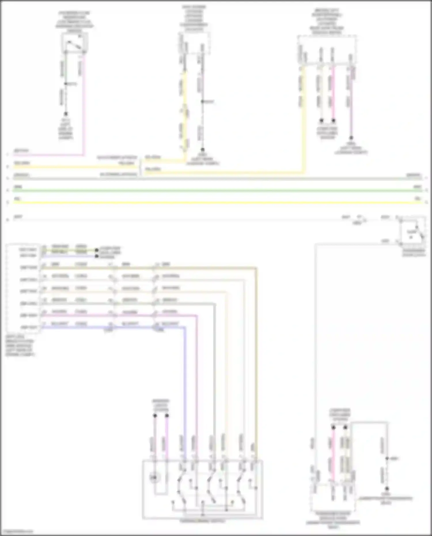 Edge Ford III (2023-2024): Instrument cluster circuit (2 of 3)