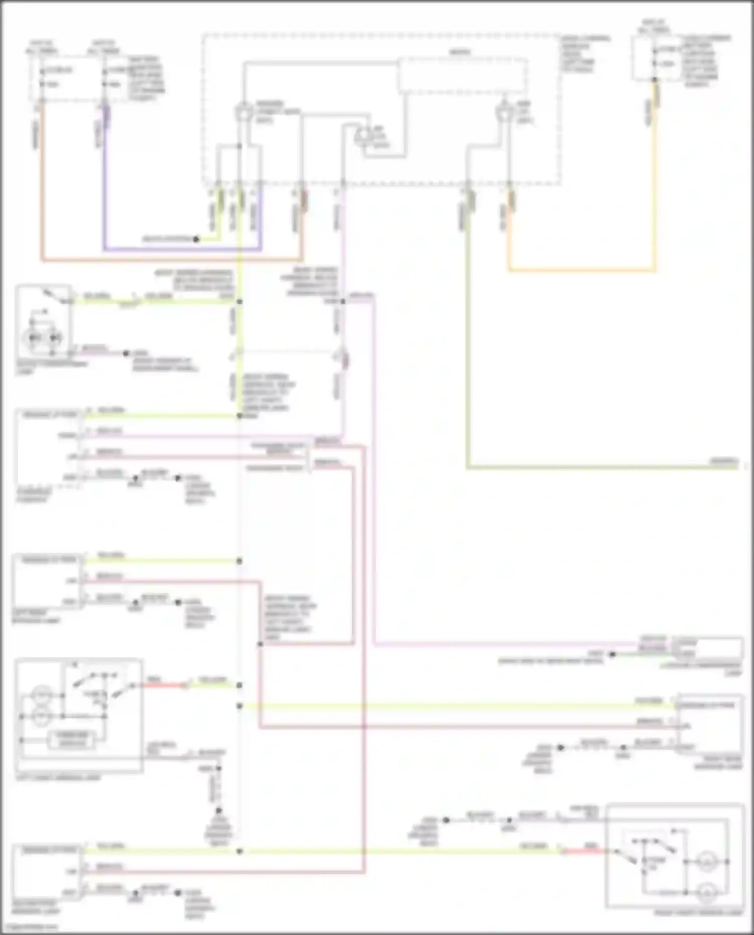 Edge Ford III (2023-2024): Courtesy lamps circuit (1 of 2)