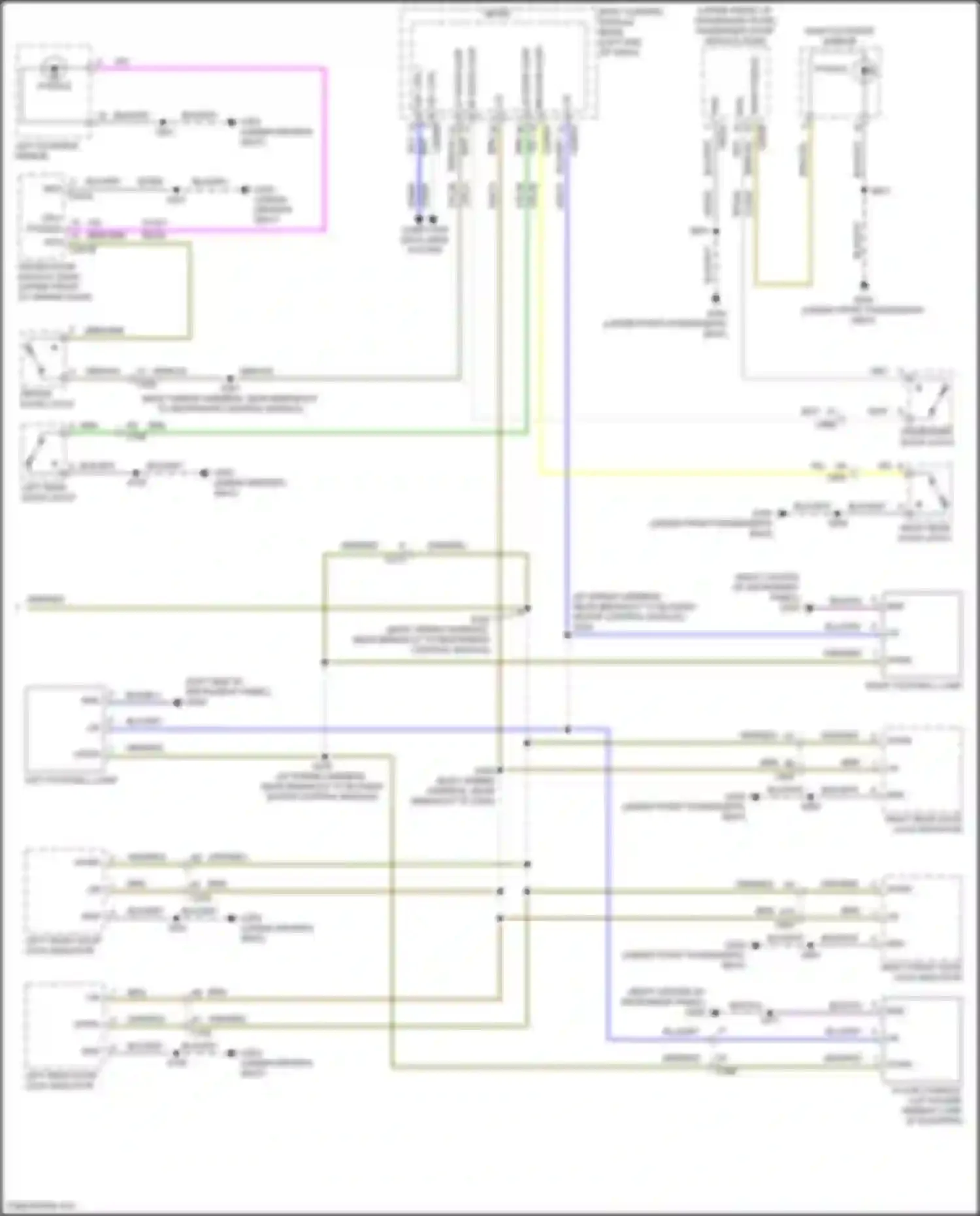 Edge Ford III (2023-2024): Courtesy lamps circuit (2 of 2)