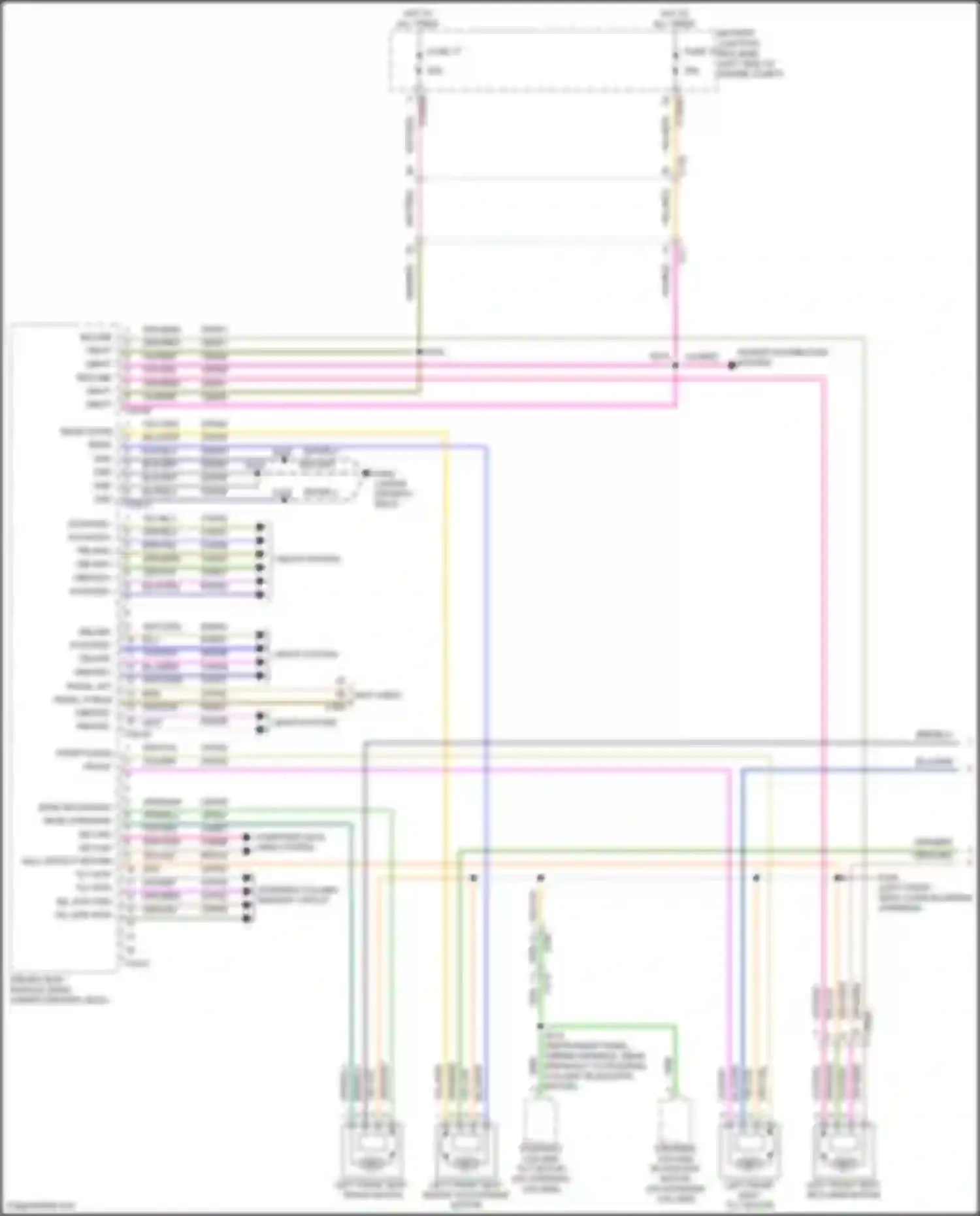 Edge Ford III (2023-2024): Driver"s memory seat circuit (1 of 2)