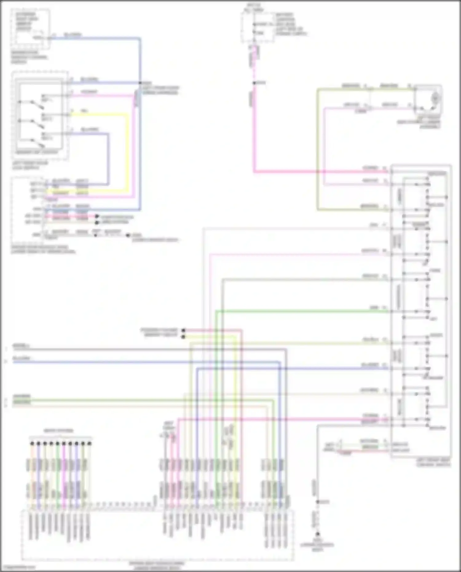 Edge Ford III (2023-2024): Driver"s memory seat circuit (2 of 2)