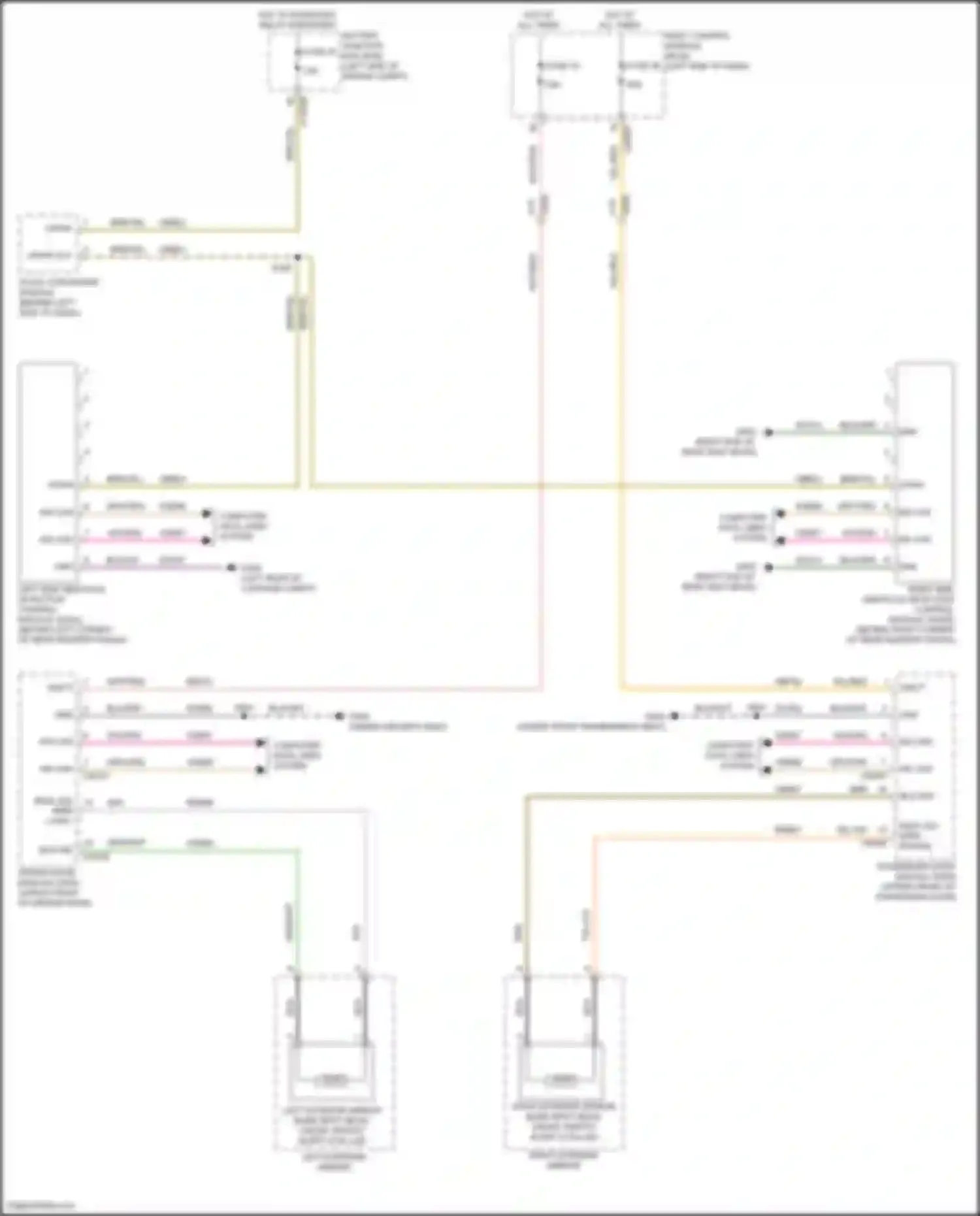 Edge Ford III (2023-2024): Blind spot information system circuit