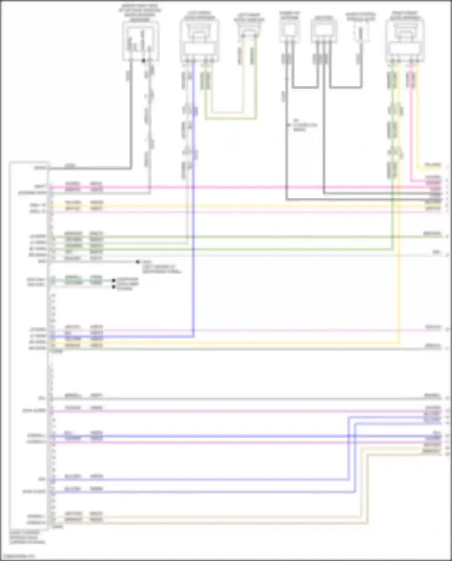 Edge Ford III (2023-2024): Navigation circuit, 6 speakers (1 of 4)