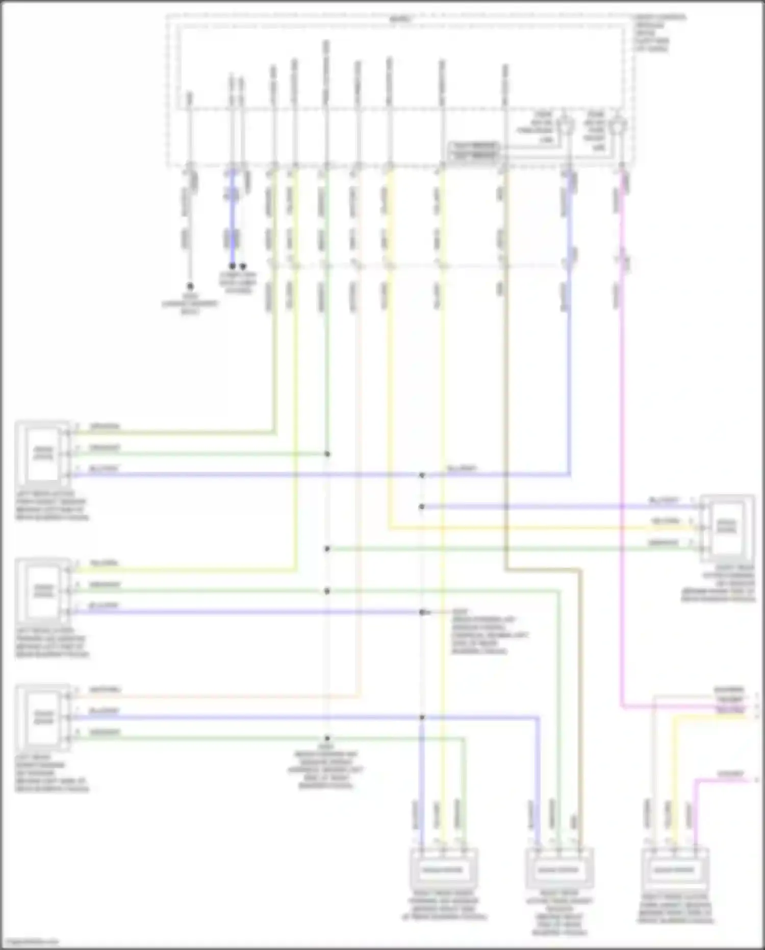 Edge Ford III (2023-2024): Parking assistant circuit (1 of 2)