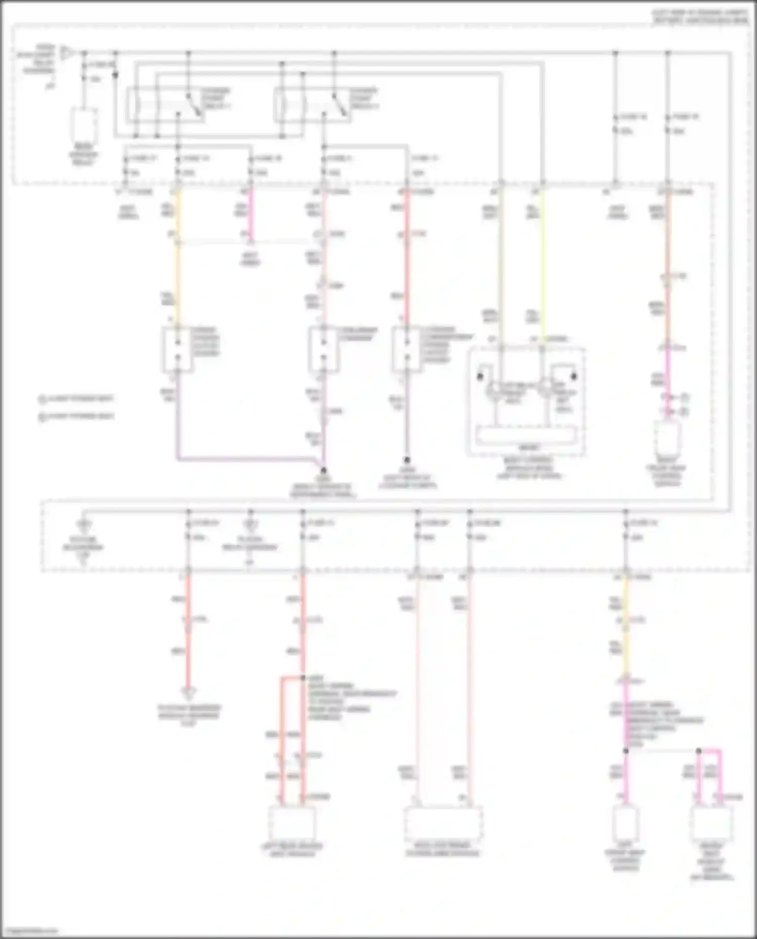 Edge Ford III (2023-2024): Power distribution circuit (2 of 7)