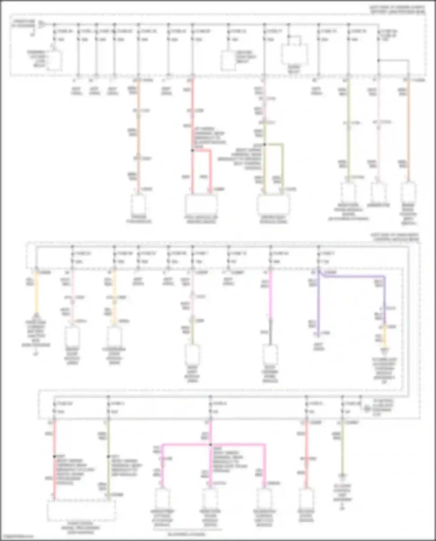 Edge Ford III (2023-2024): Power distribution circuit (3 of 7)