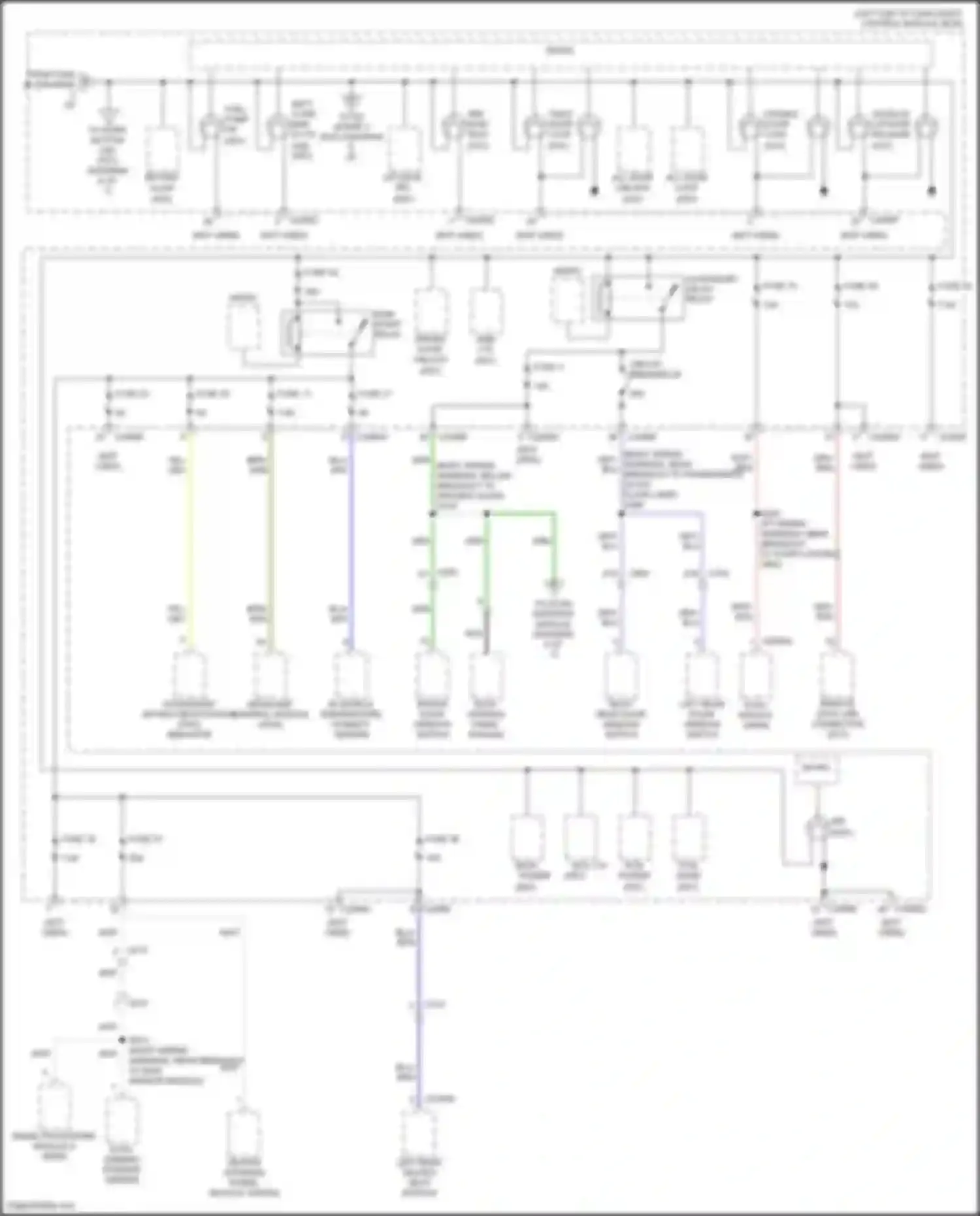 Edge Ford III (2023-2024): Power distribution circuit (4 of 7)