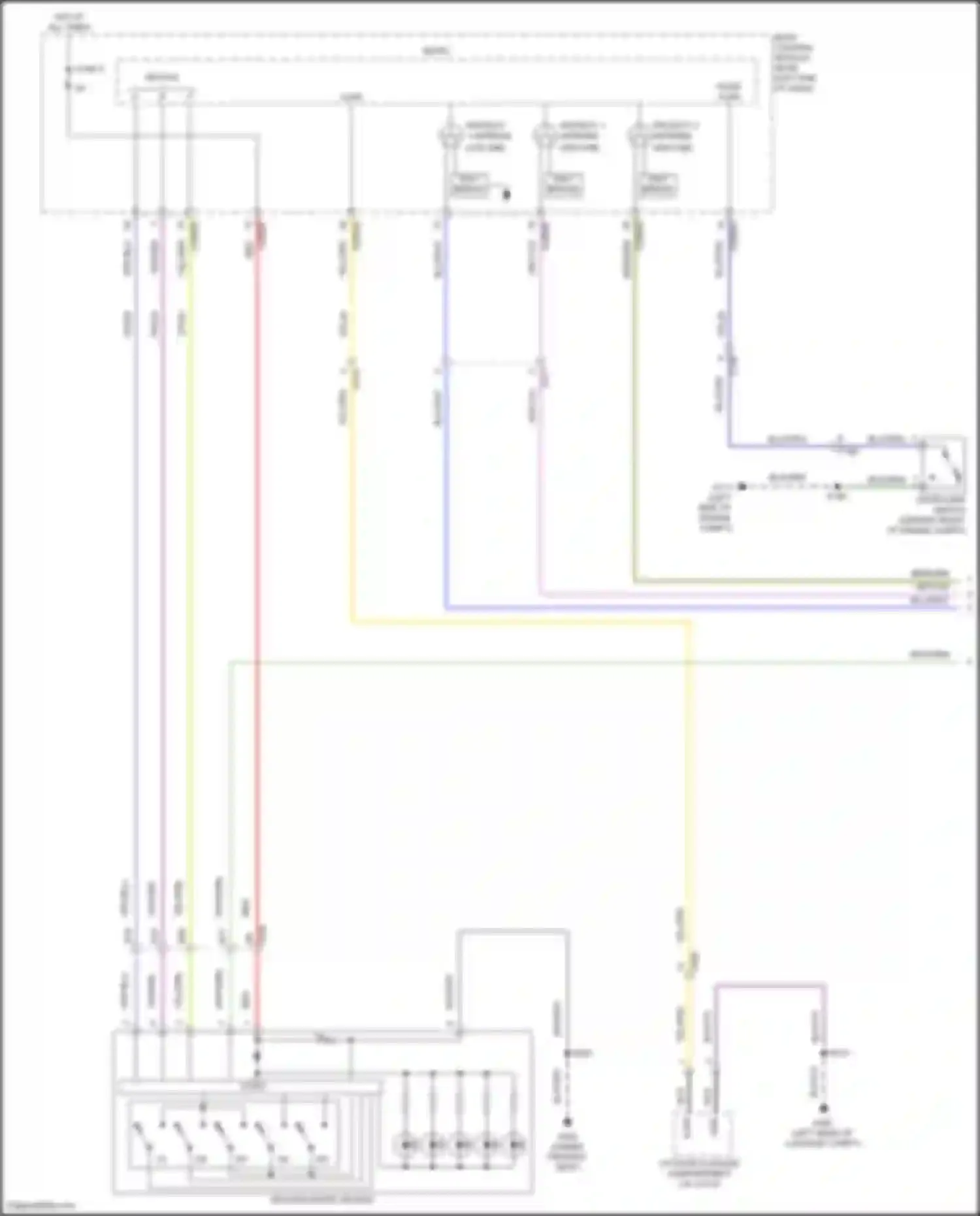 Edge Ford III (2023-2024): Power door locks circuit (1 of 5)