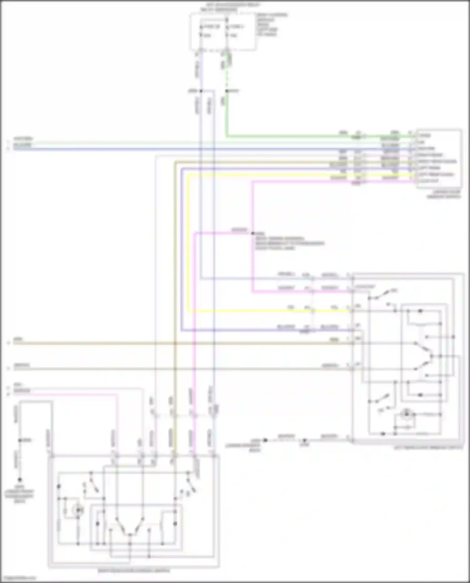 Edge Ford III (2023-2024): Power windows circuit (2 of 2)