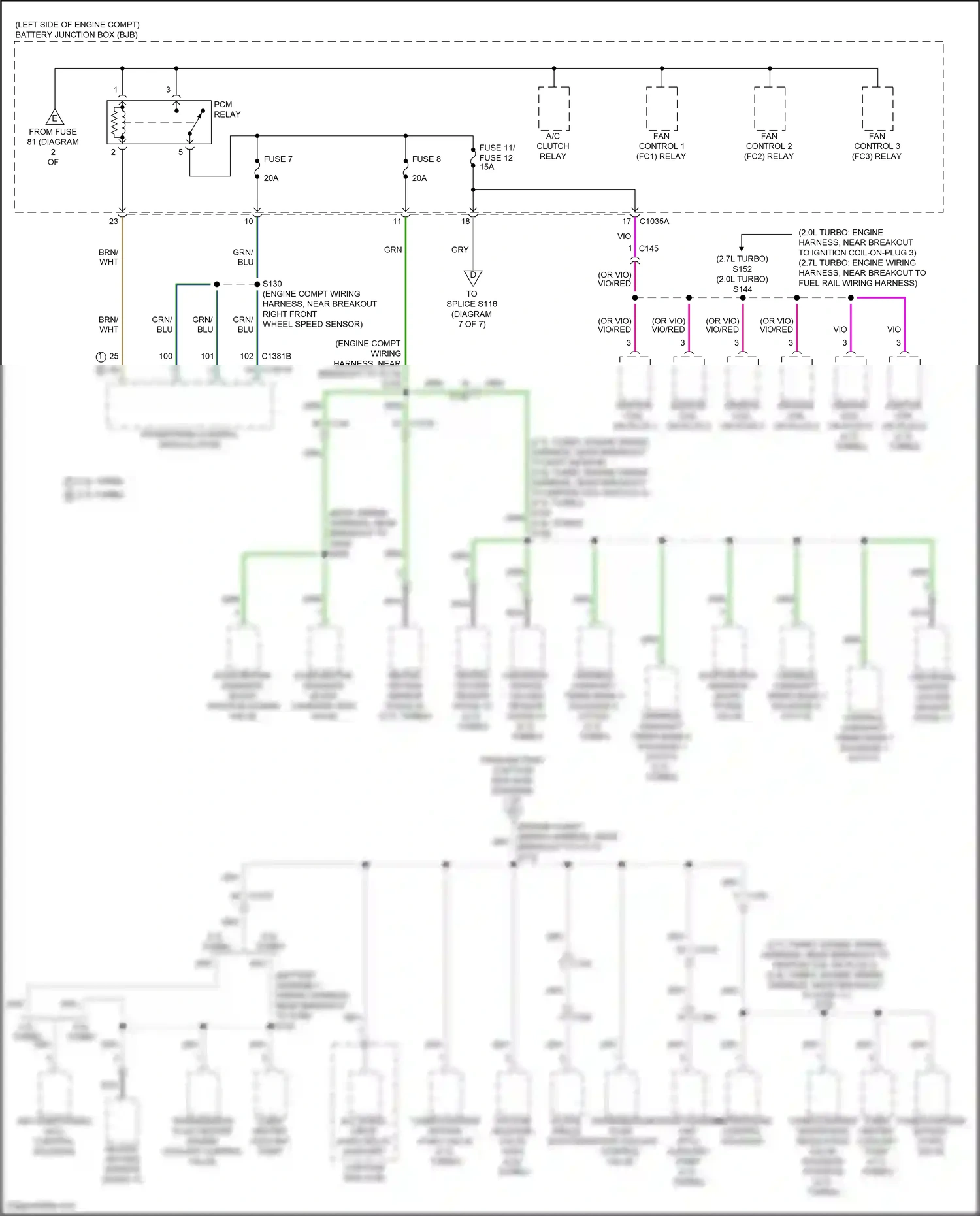 Wiring diagram blu for Ford Edge III (2023-2024) (8 of 83)