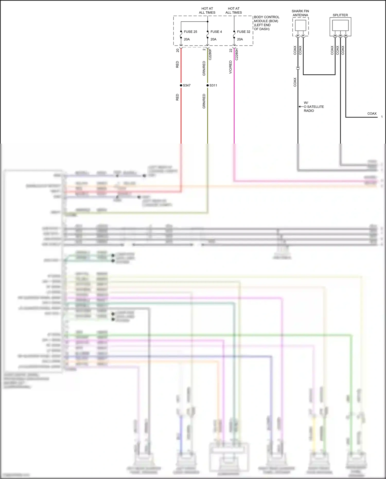 Wiring diagram blu for Ford Edge III (2023-2024) (41 of 83)