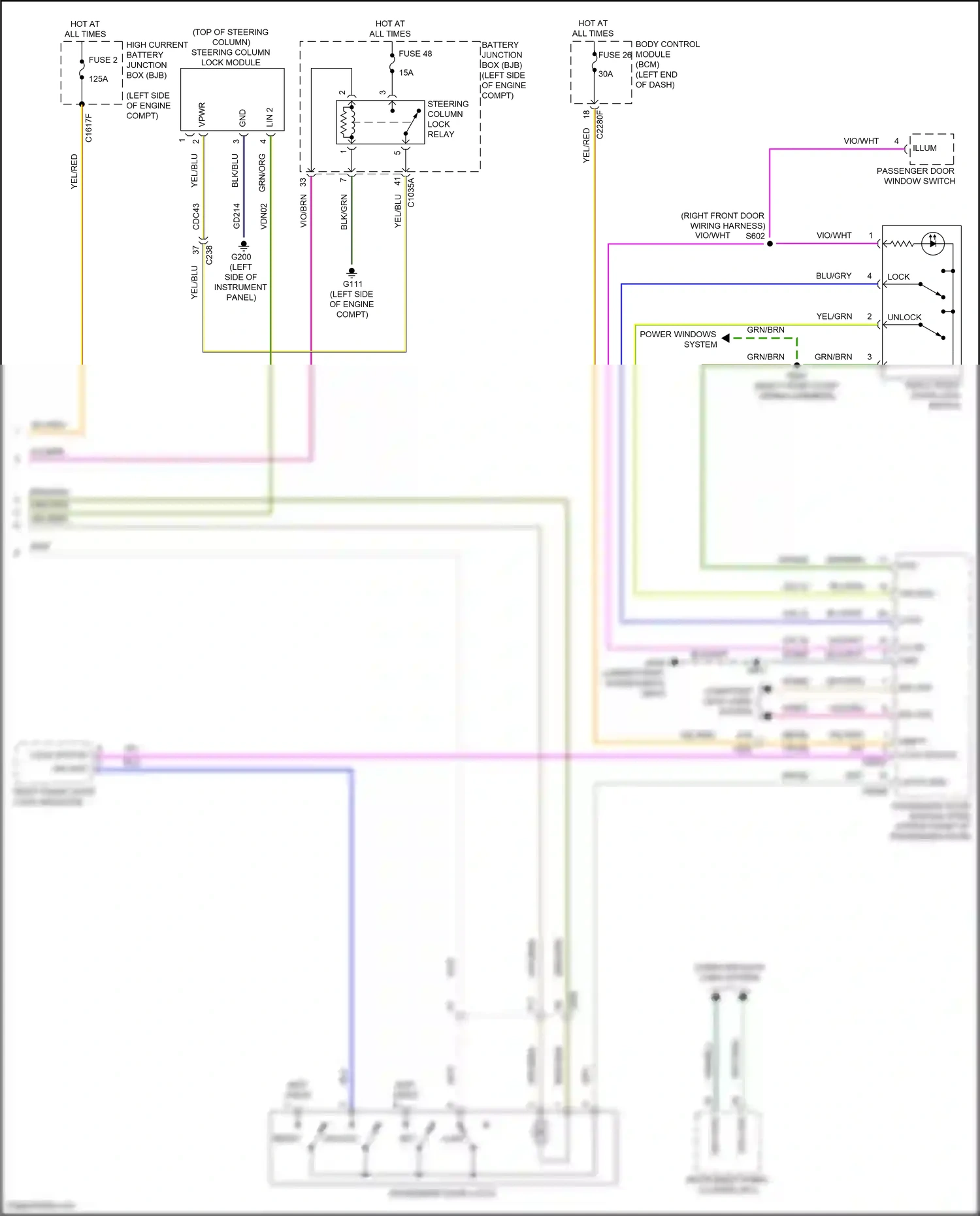 Wiring diagram computer data lines system for Ford Edge III (2023-2024) (3 of 76)