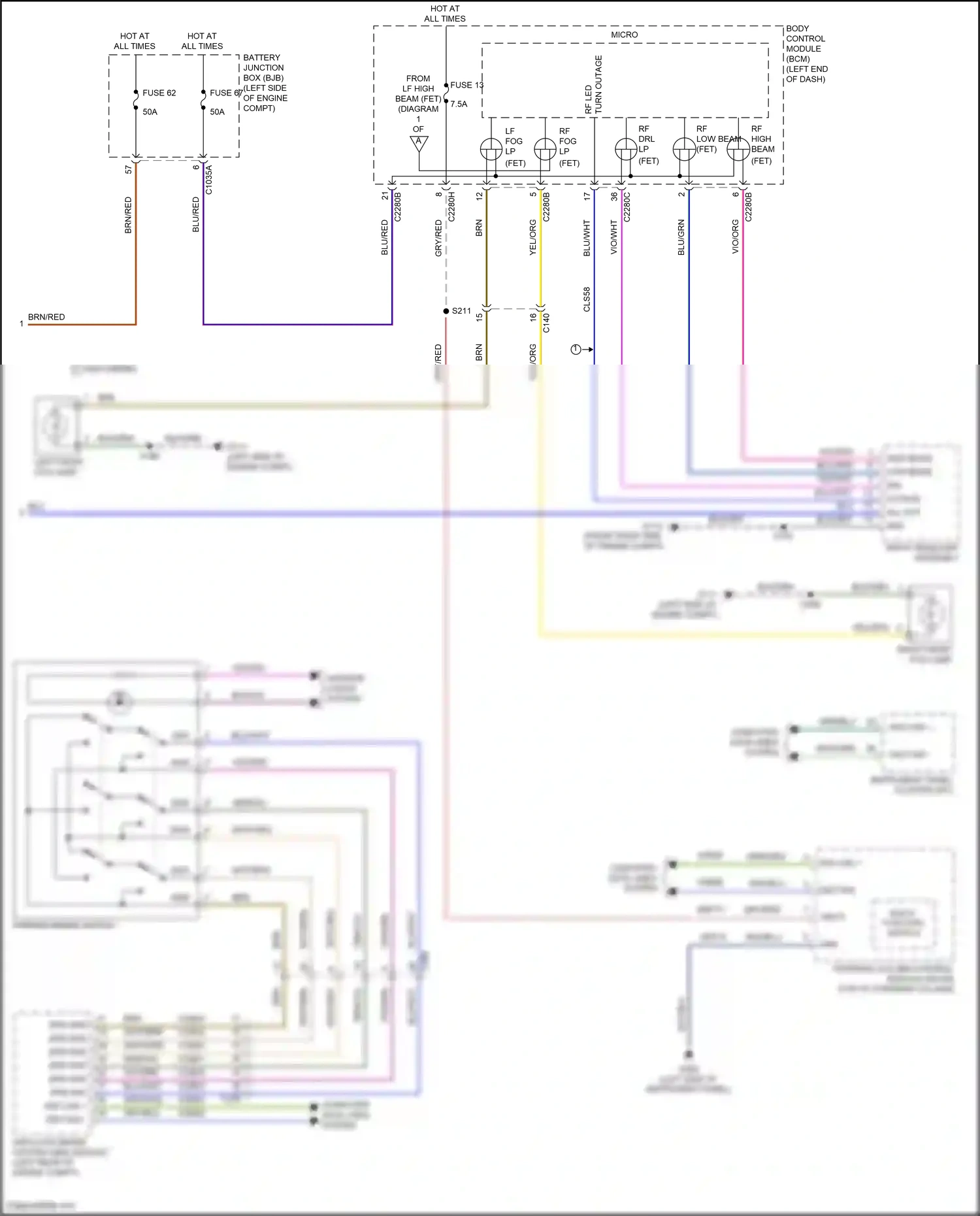 Wiring diagram computer data lines system for Ford Edge III (2023-2024) (17 of 76)