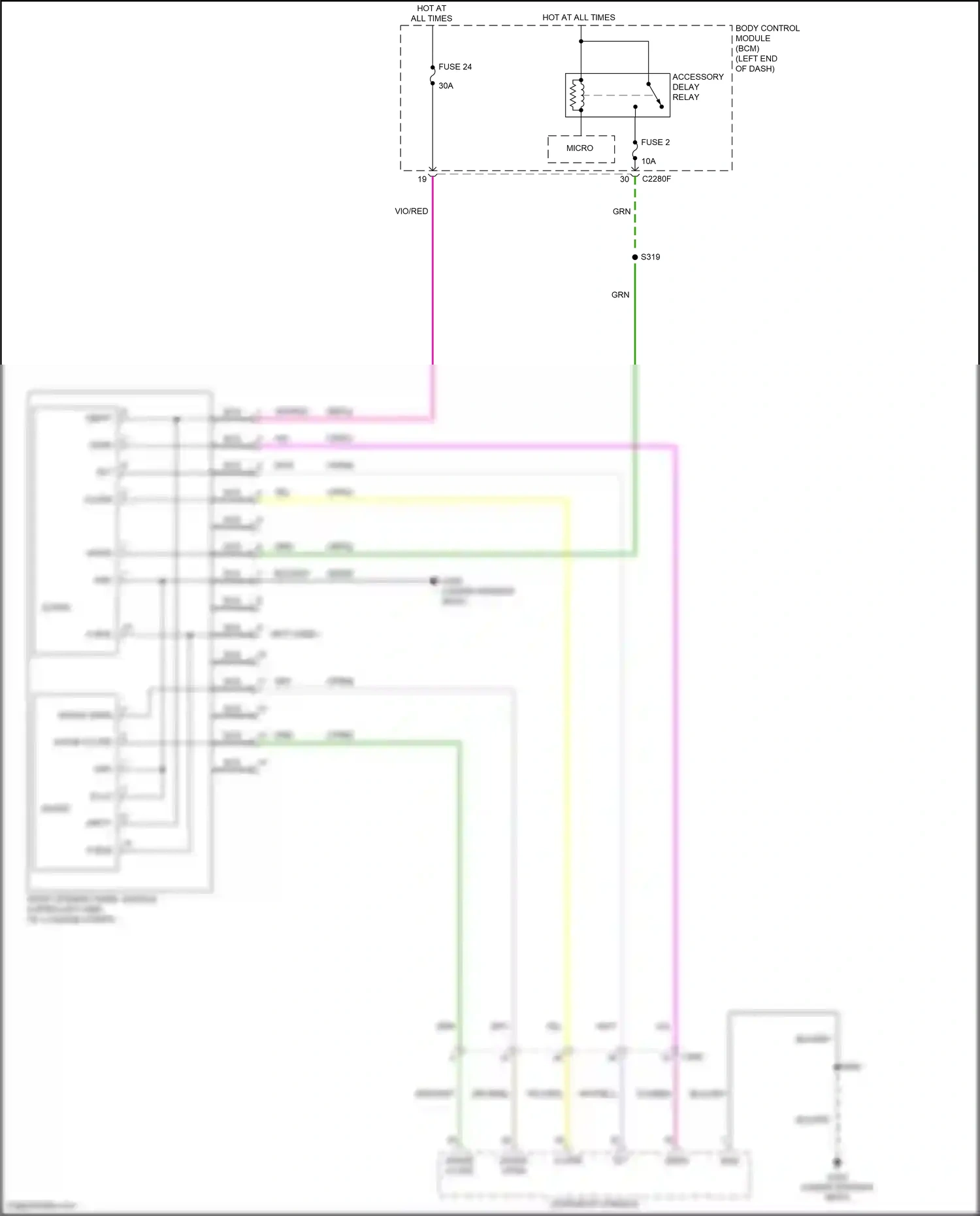 Wiring diagram fuse 2 for Ford Edge III (2023-2024) (10 of 16)