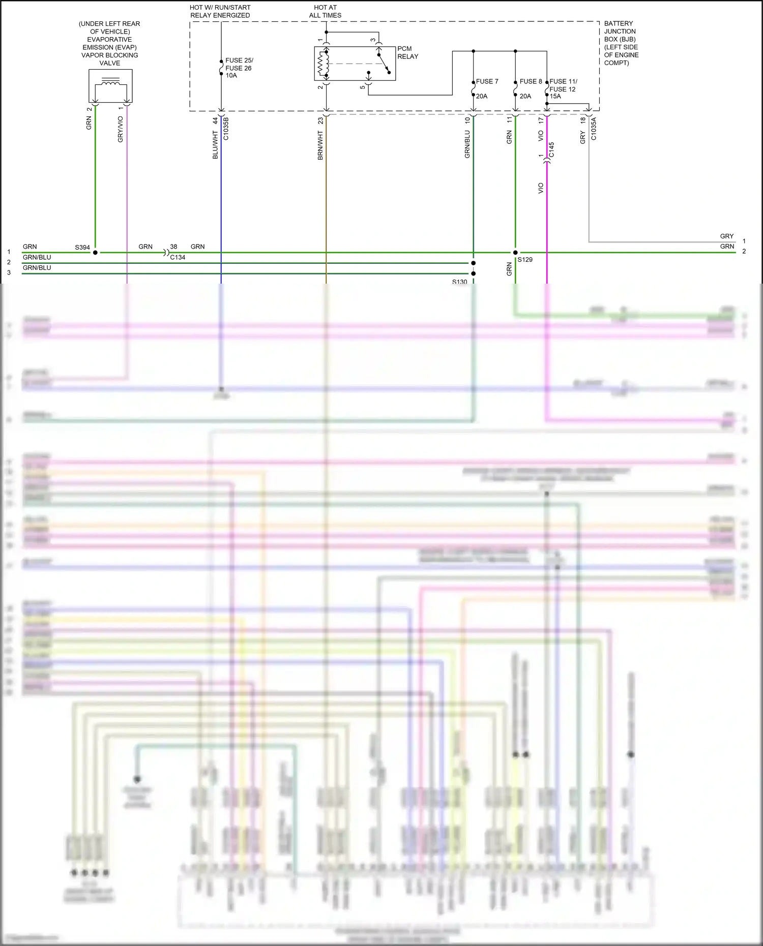 Wiring diagram fuse 7 for Ford Edge III (2023-2024) (9 of 9)