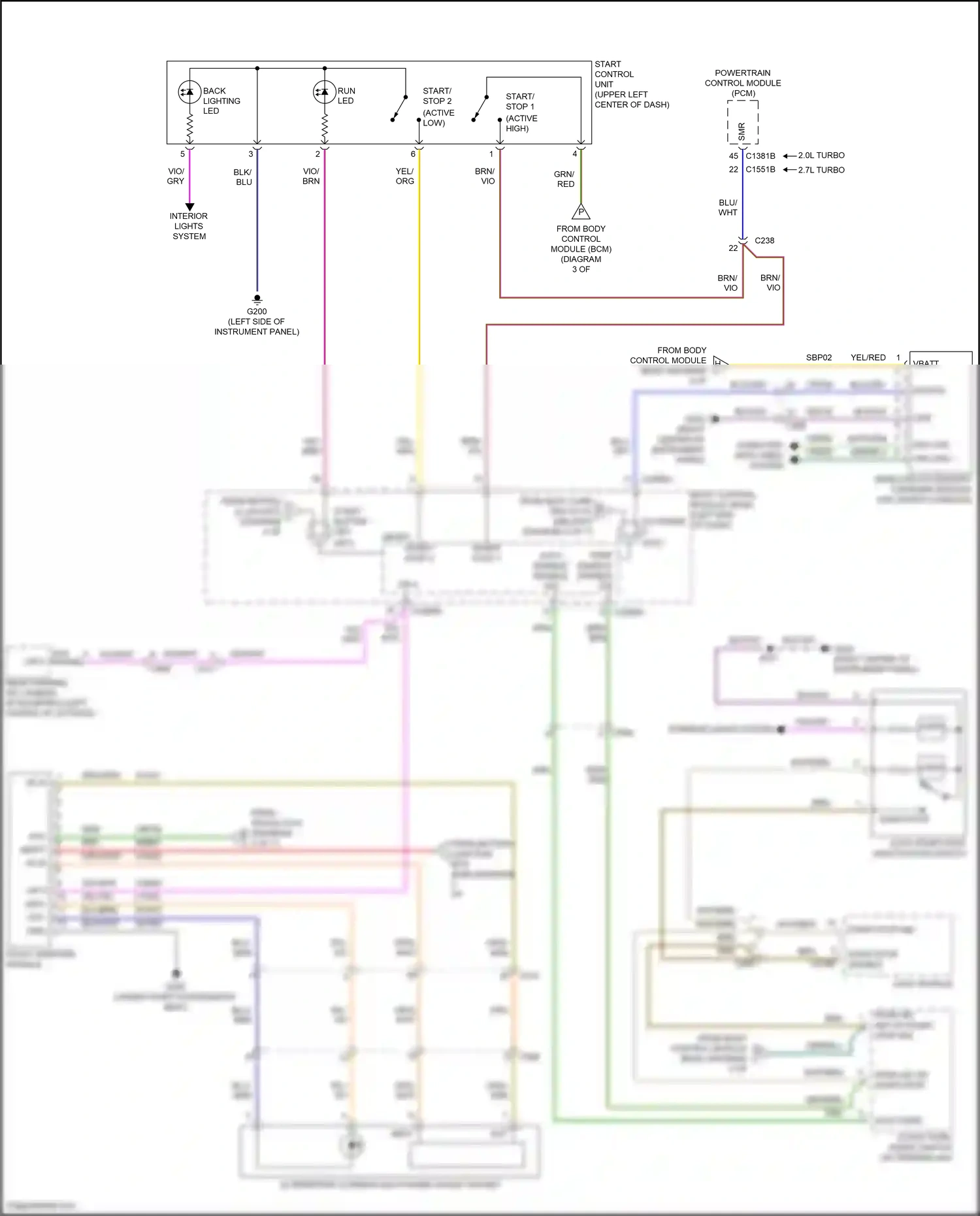 Wiring diagram grn/blu for Ford Edge III (2023-2024) (8 of 63)
