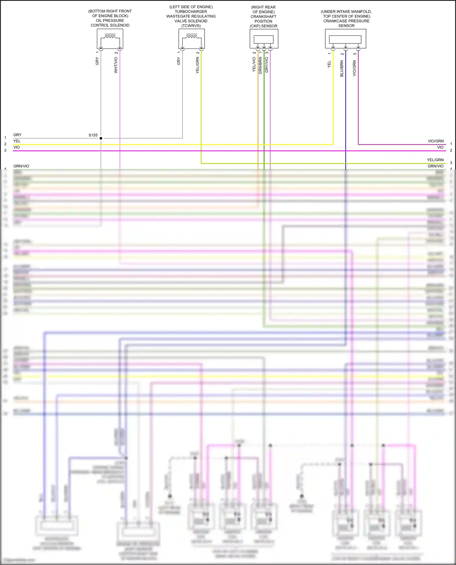 Wiring diagram ignition coil on plug 3 for Ford Edge III (2023-2024) (5 of 5)