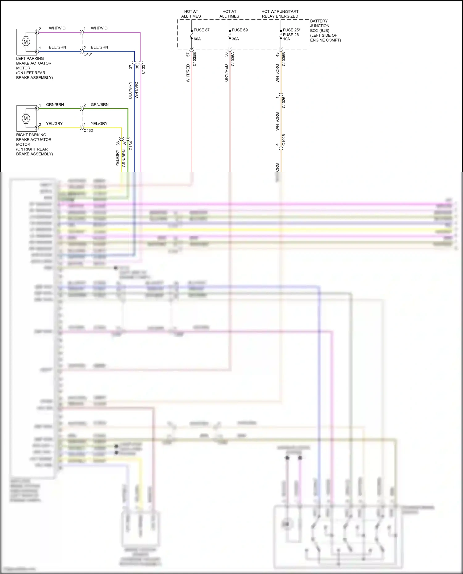 Wiring diagram lf sensor lo for Ford Edge III (2023-2024) (1 of 1)