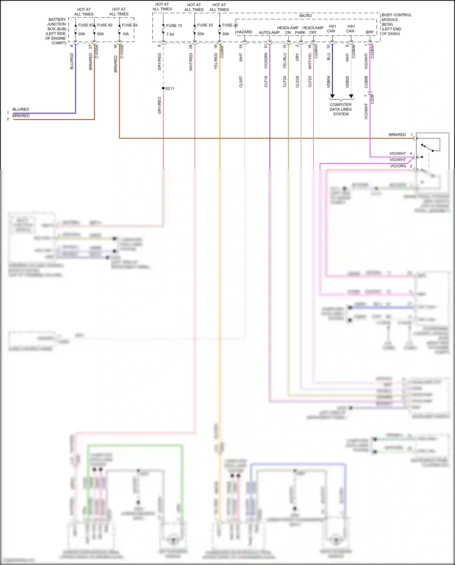 Wiring diagram ms can + for Ford Edge III (2023-2024) (23 of 32)