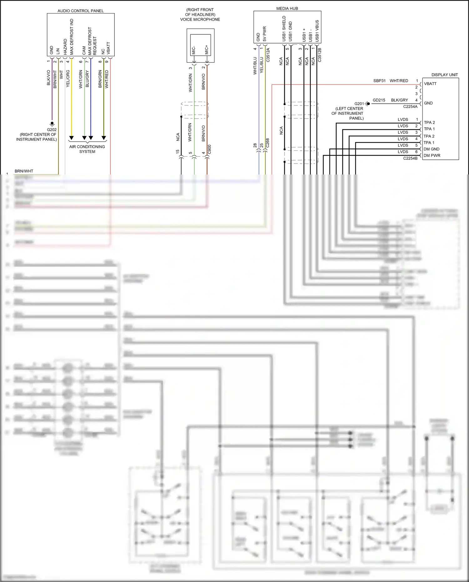 Wiring diagram nca for Ford Edge III (2023-2024) (45 of 66)
