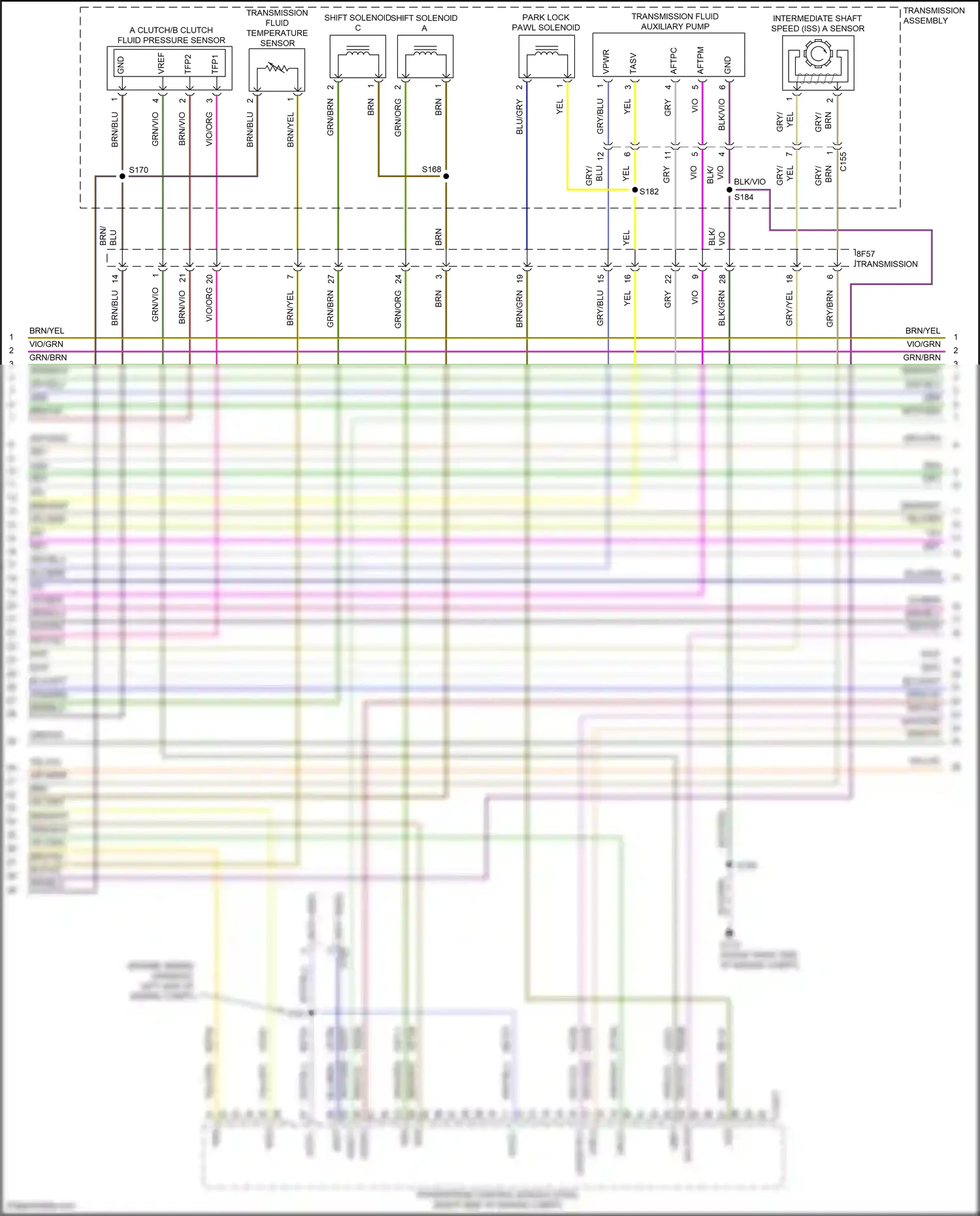 Wiring diagram oss + for Ford Edge III (2023-2024) (3 of 3)