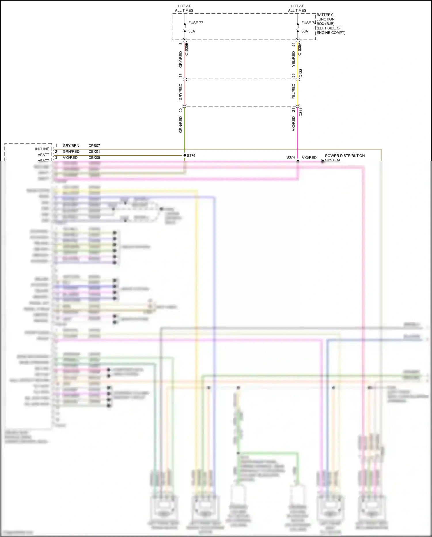 Wiring diagram vio/org for Ford Edge III (2023-2024) (16 of 71)