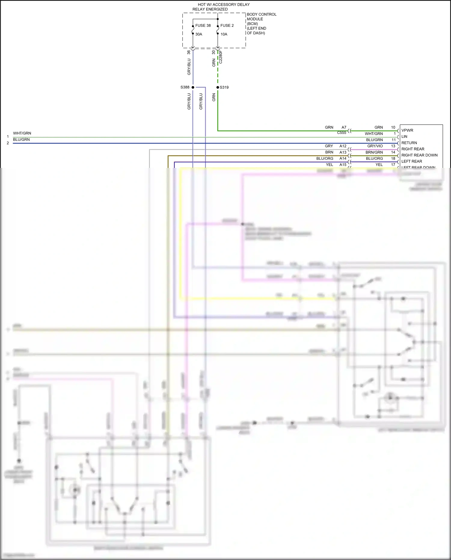 Wiring diagram vio/wht for Ford Edge III (2023-2024) (36 of 45)
