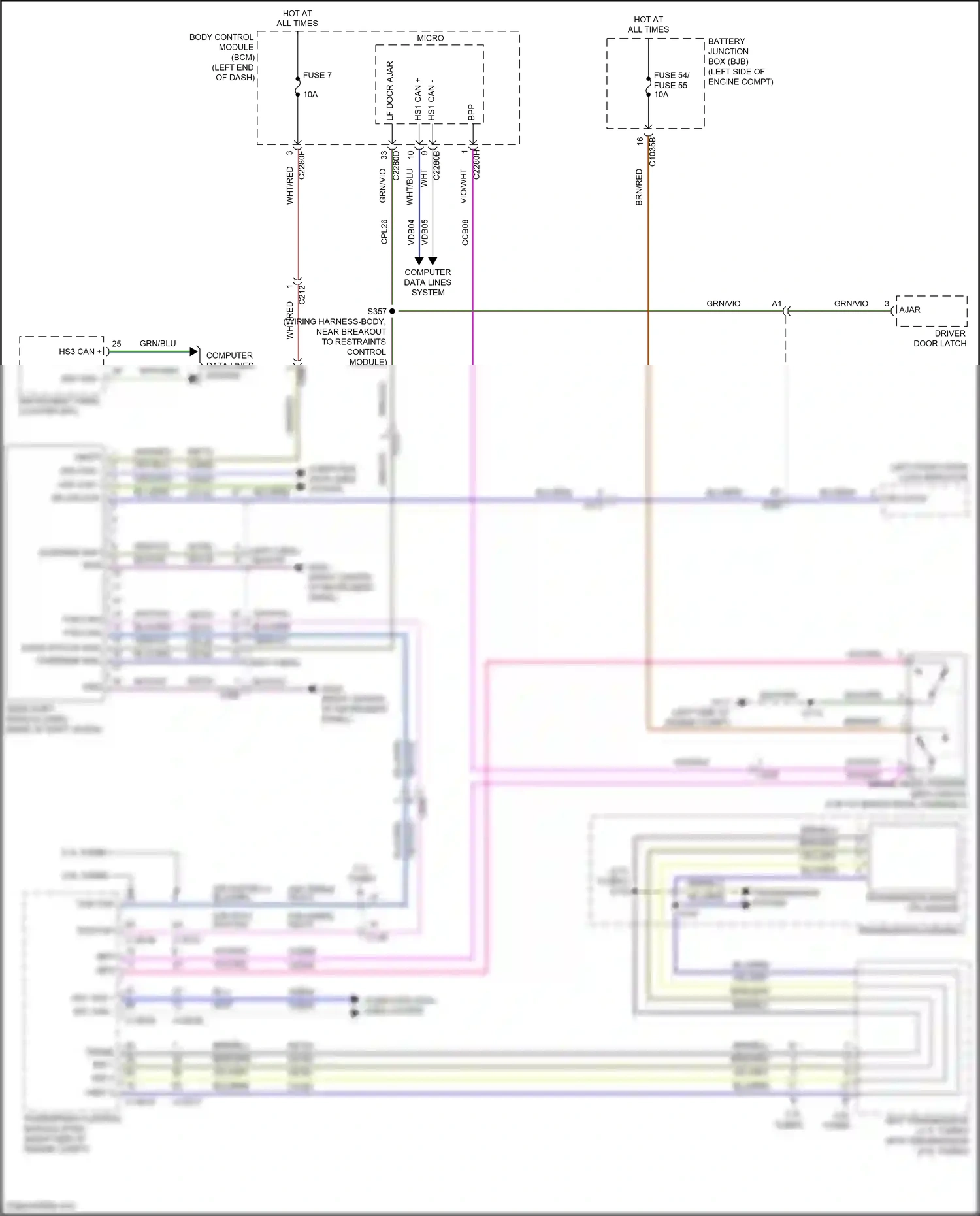 Wiring diagram vio/wht for Ford Edge III (2023-2024) (29 of 45)