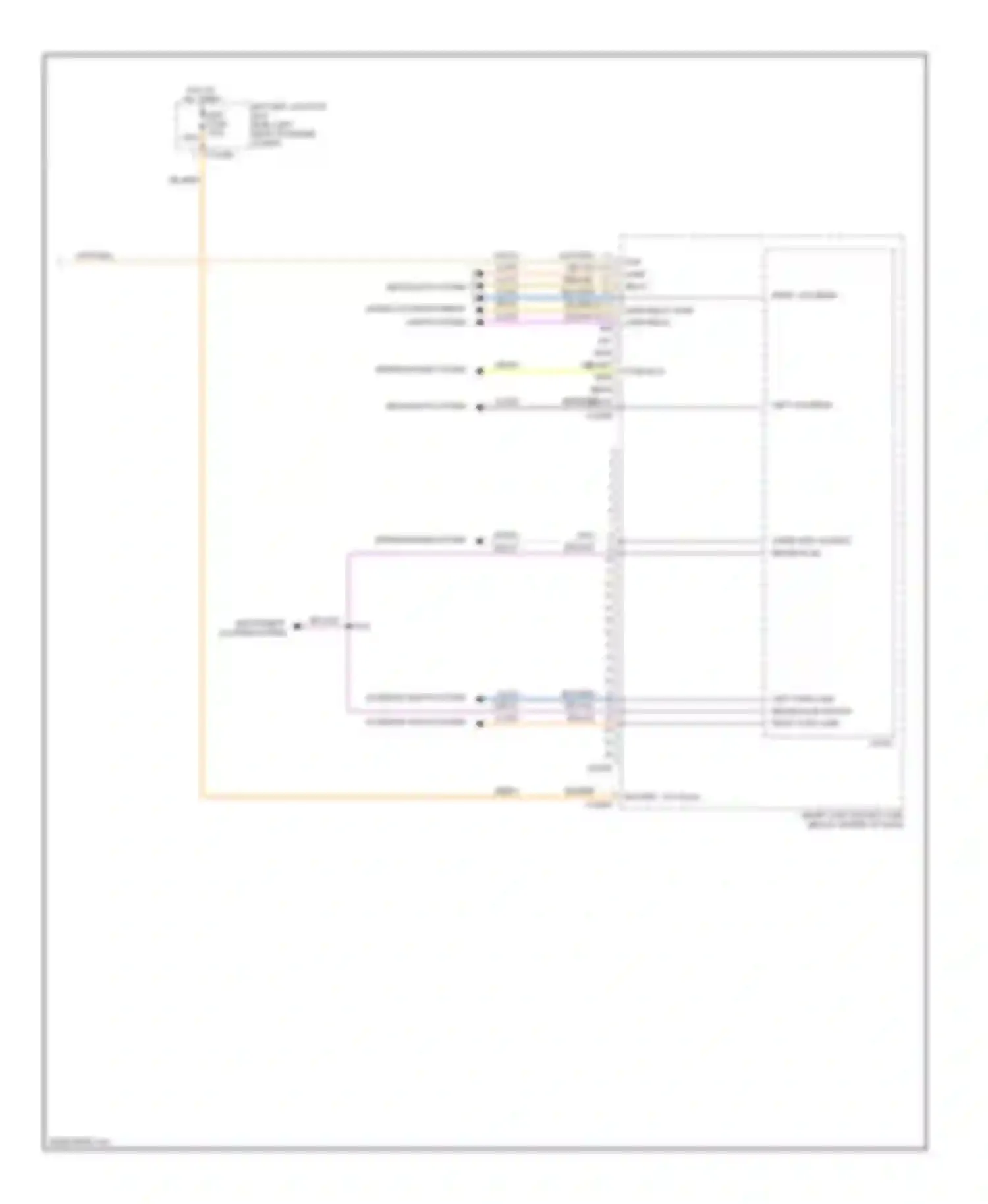 Wiring diagram 1 2 3 4 5 6 7 8 9 10 11 12 13 ign sw, run/ start high beam relay for lamp relay for Ford Escape I facelift 2 (2007-2012) (1 of 1)