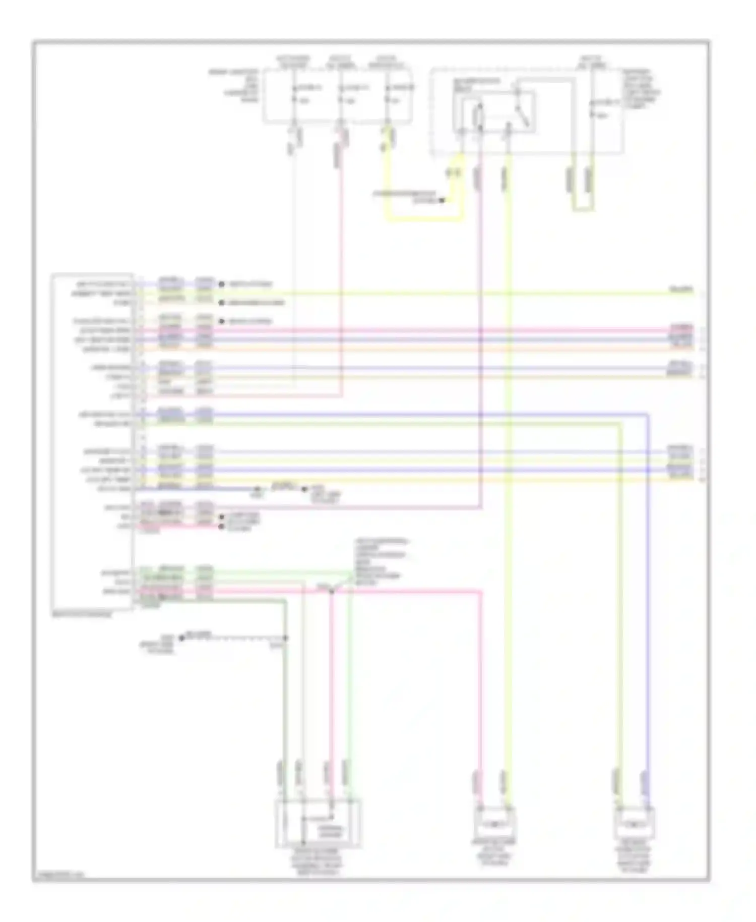 Wiring diagram battery junction for Ford Escape I facelift 2 (2007-2012) (5 of 6)