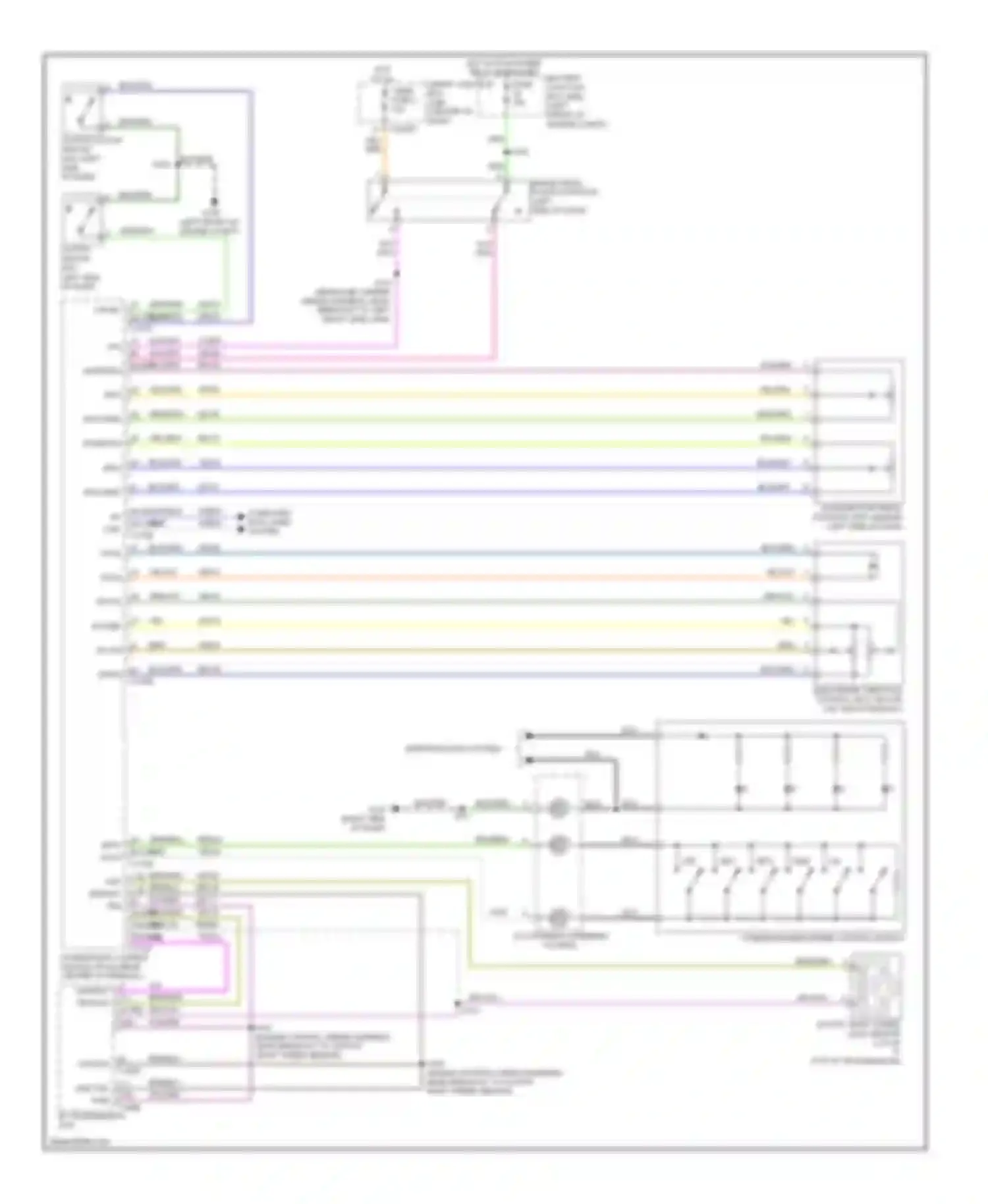 Wiring diagram blu/grn for Ford Escape I facelift 2 (2007-2012) (7 of 38)