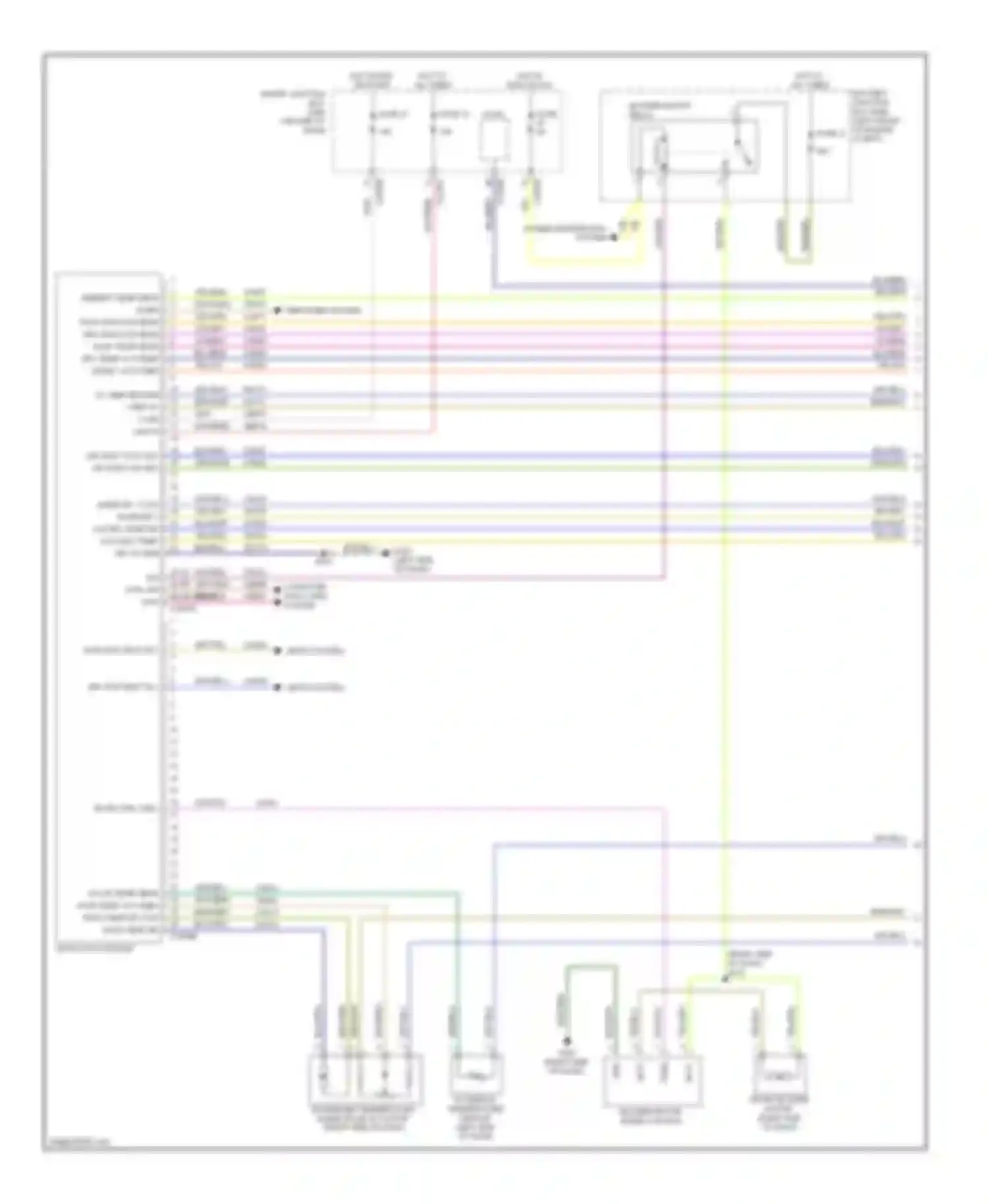 Wiring diagram blu/org for Ford Escape I facelift 2 (2007-2012) (3 of 39)
