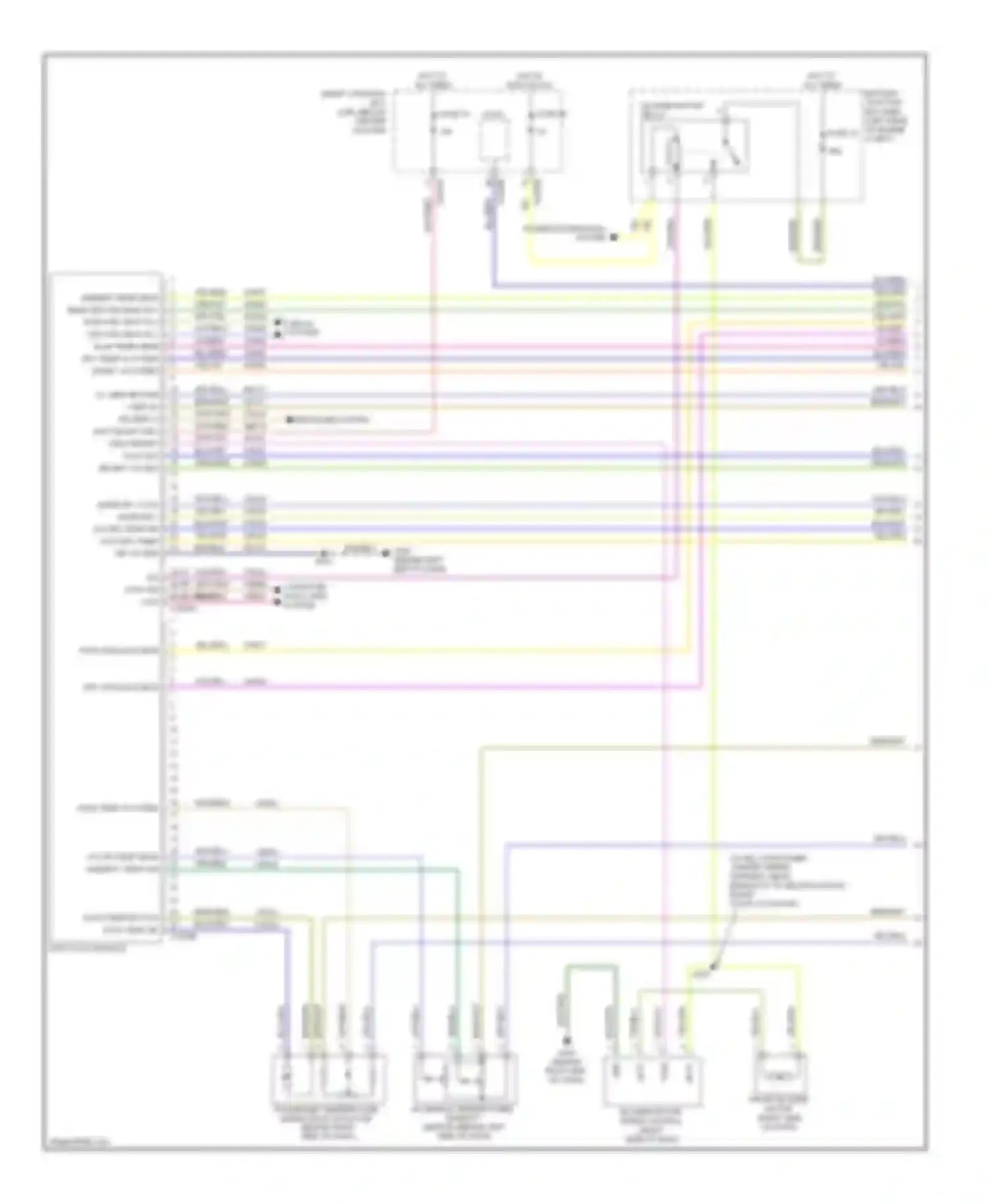Wiring diagram logic fuse 45 for Ford Escape I facelift 2 (2007-2012) (1 of 1)