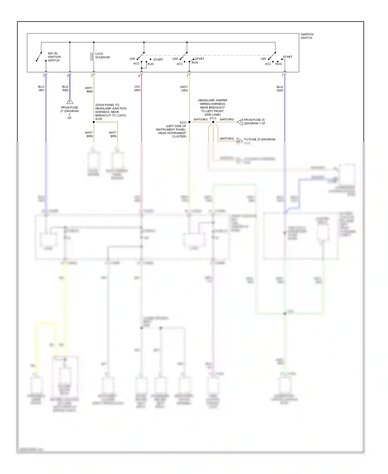 Ford Escape I facelift 2 (2007-2012) powertrain control module (pcm) wiring diagram  (5 of 8)
