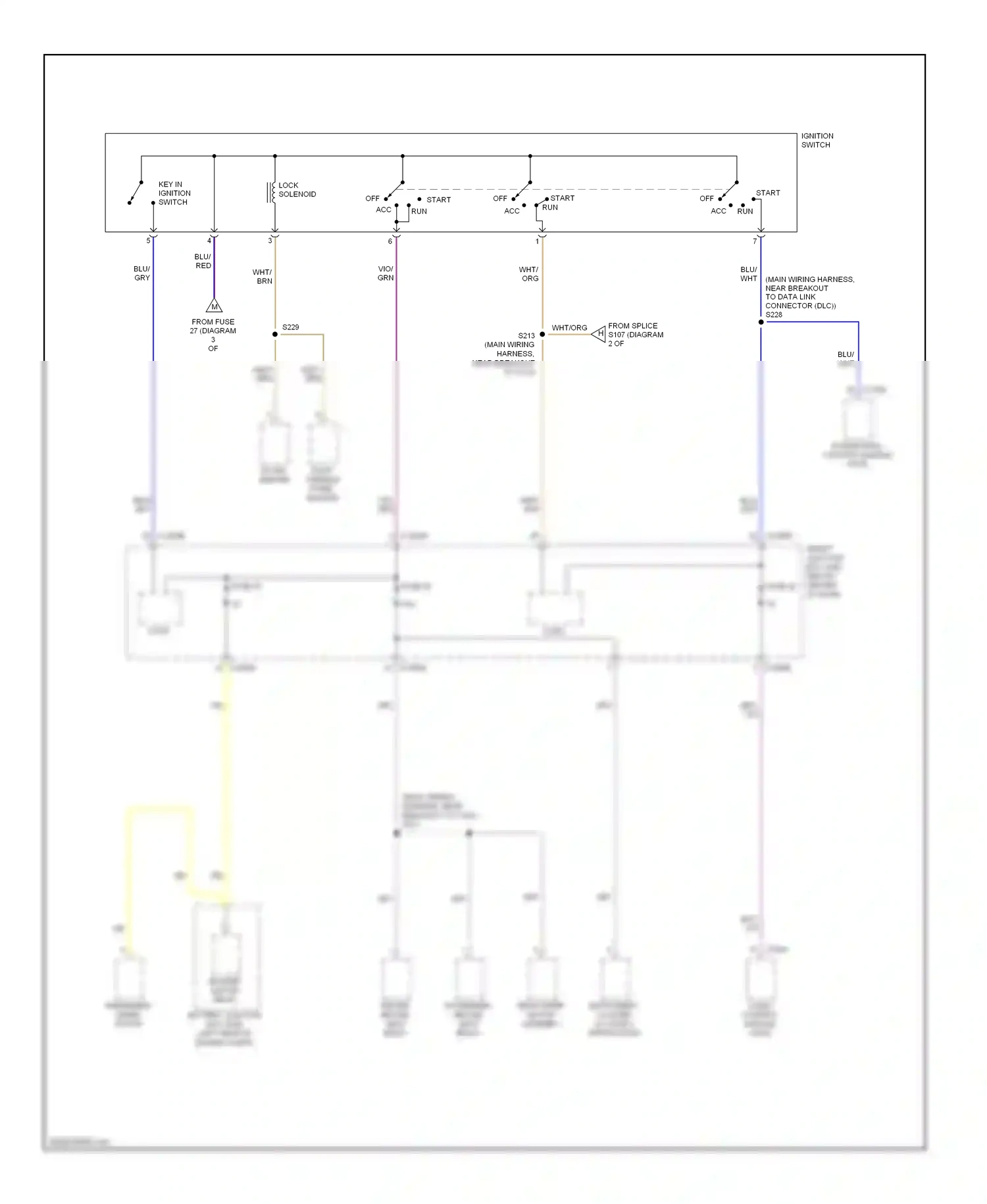 Ford Escape I facelift 2 (2007-2012) powertrain control module (pcm) wiring diagram  (7 of 8)