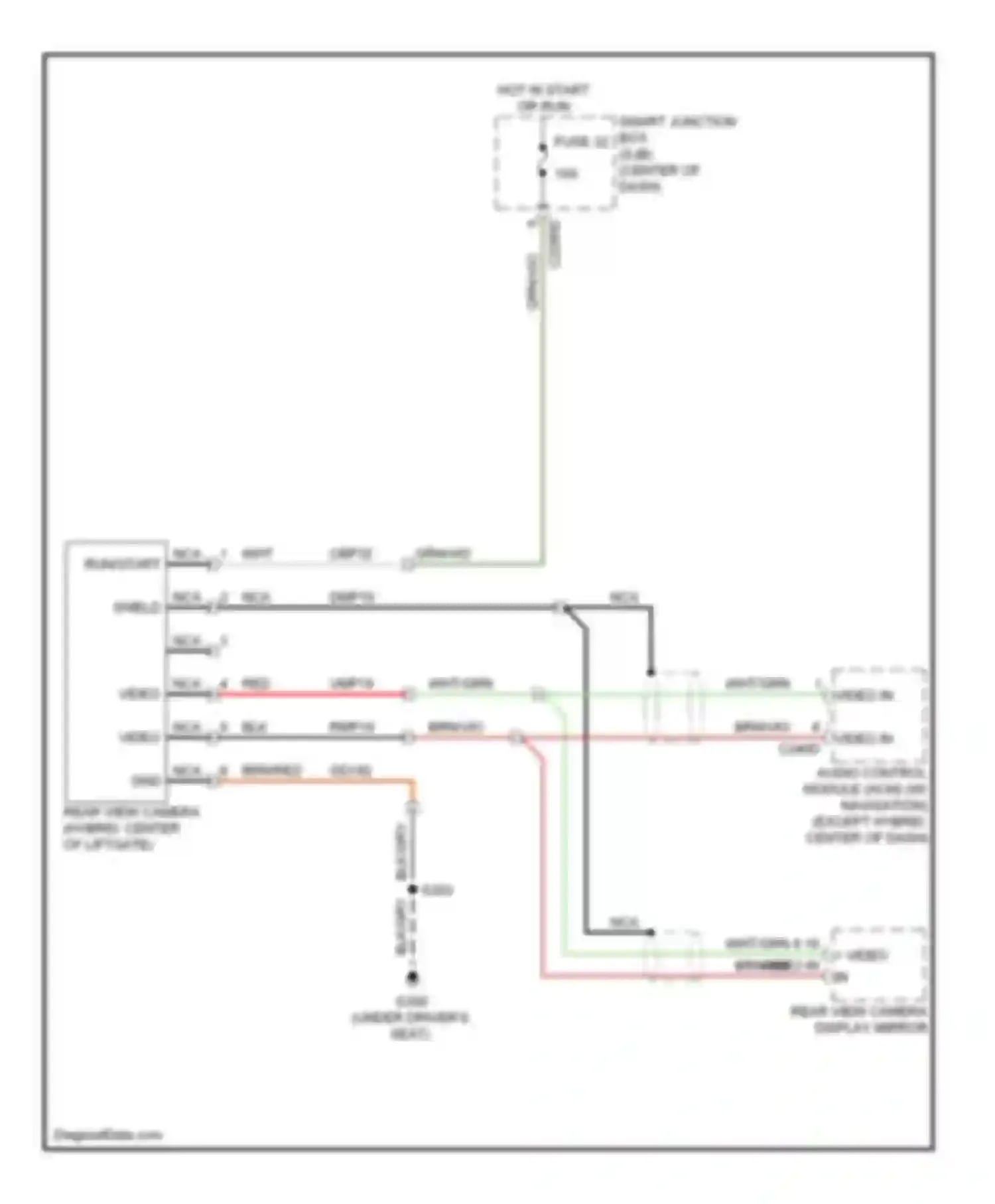 Wiring diagram red for Ford Escape I facelift 2 (2007-2012) (30 of 39)