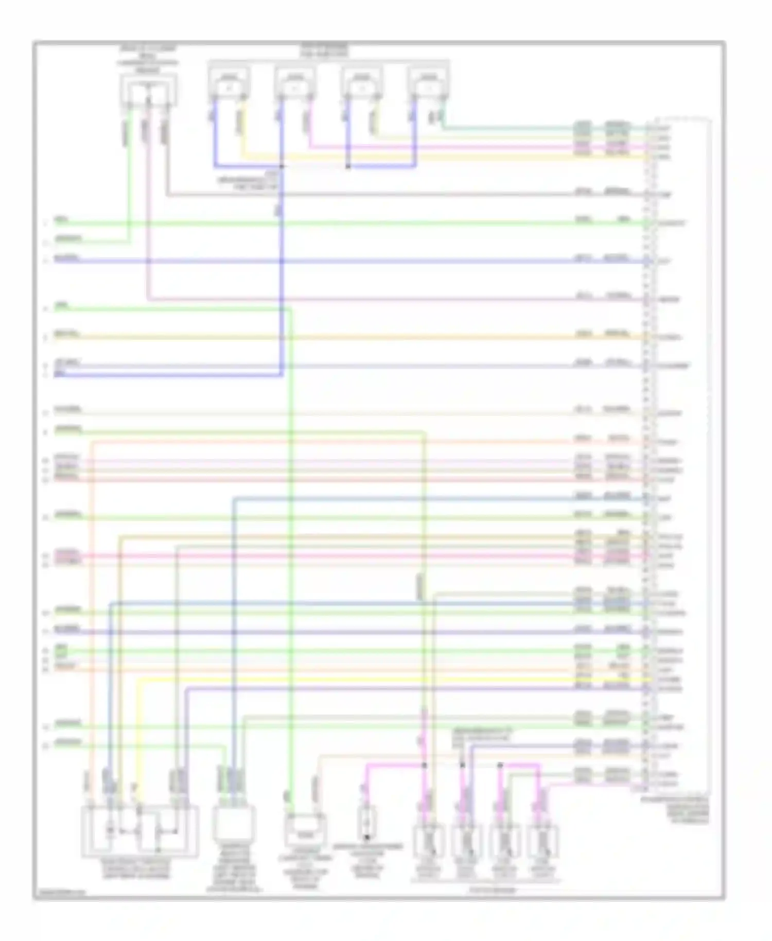 Wiring diagram tacm+ for Ford Escape I facelift 2 (2007-2012) (4 of 5)