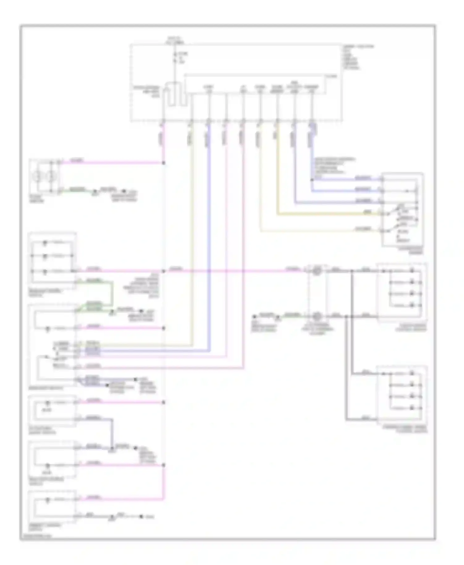 Wiring diagram traction control switch for Ford Escape I facelift 2 (2007-2012) (6 of 6)