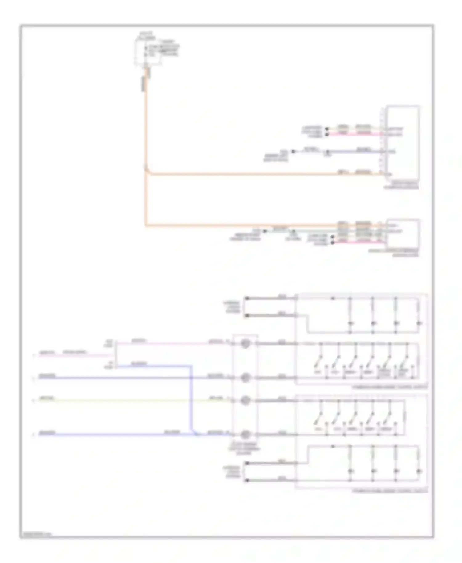 Wiring diagram w/ apim for Ford Escape I facelift 2 (2007-2012) (5 of 5)