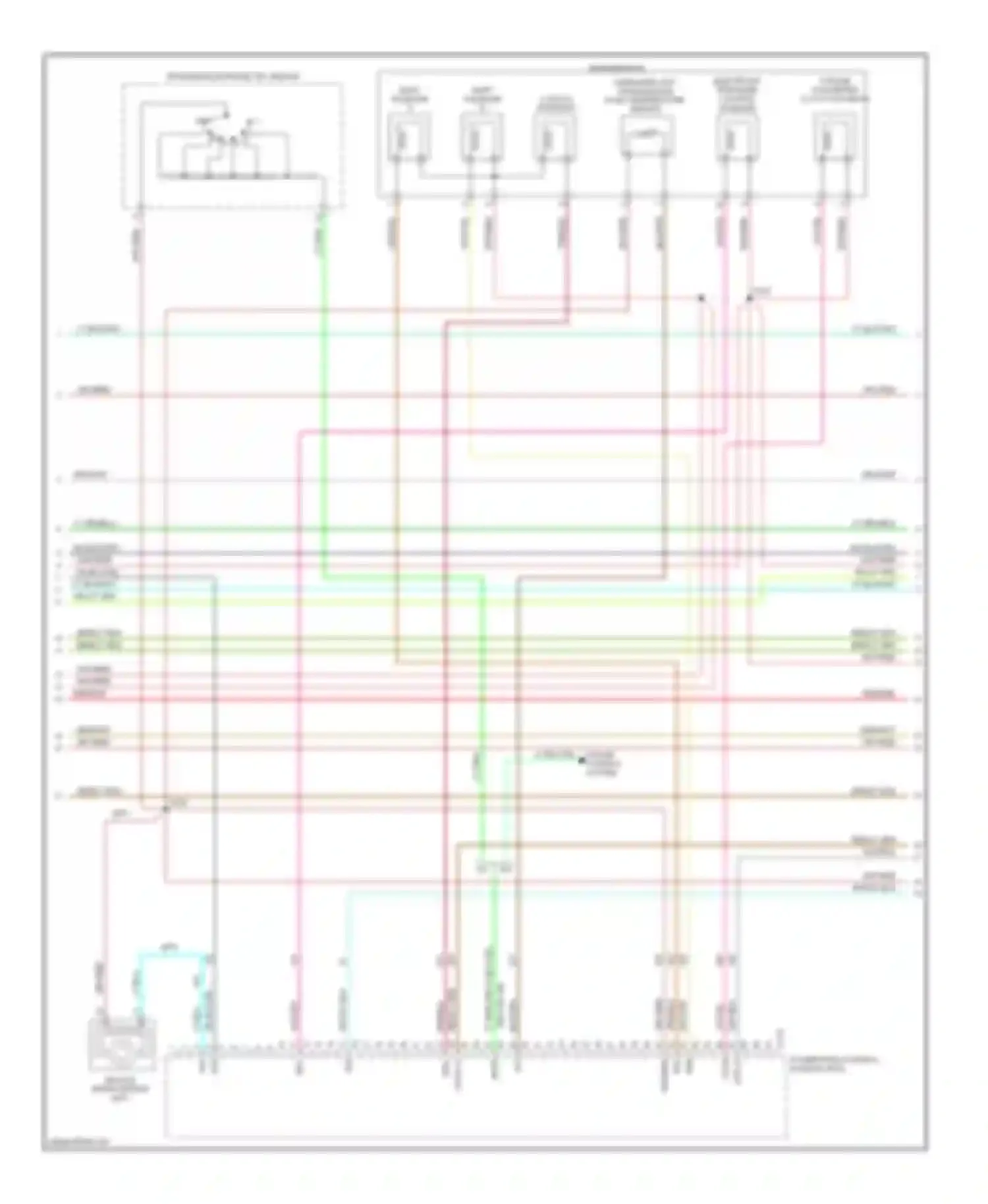 Escape Ford I facelift (2004-2007): Wiring diagram engine performance 2.3l, except hybrid (3 of 5)